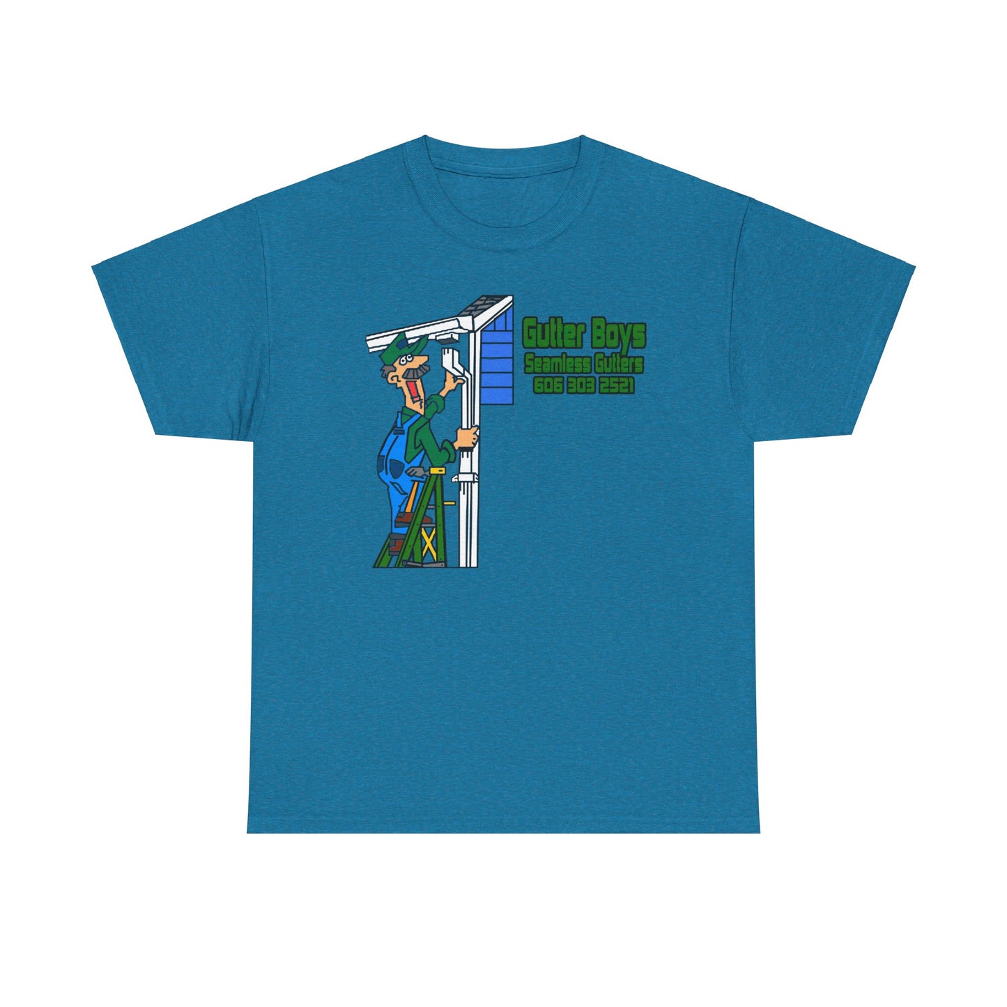 Gutter Boys work shirts Unisex Heavy Cotton Tee - Fun Contractor Graphic Shirt for Home Improvement Enthusiasts