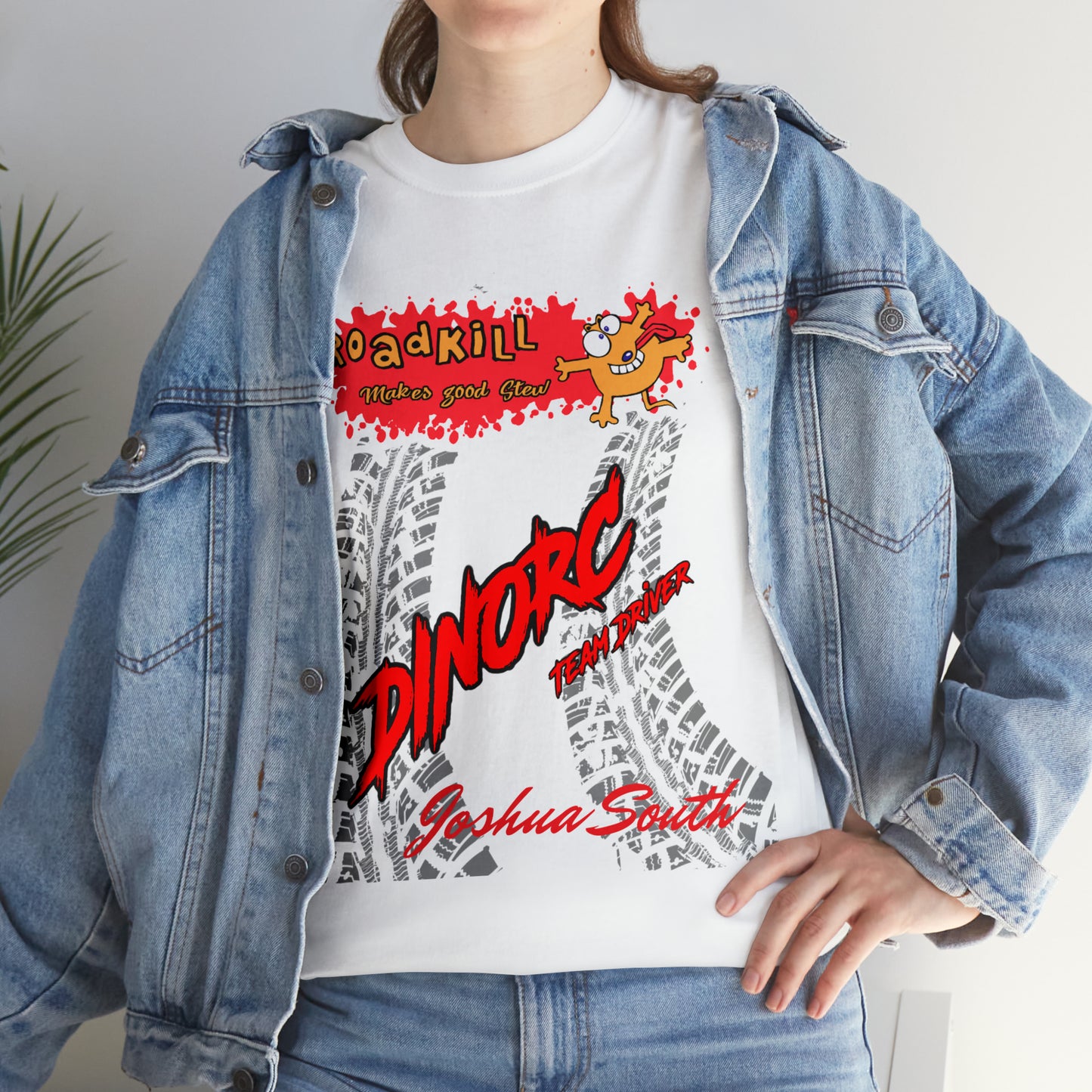Joshua South of Funny Road Kill DinoRC Logo T-Shirt S-5x
