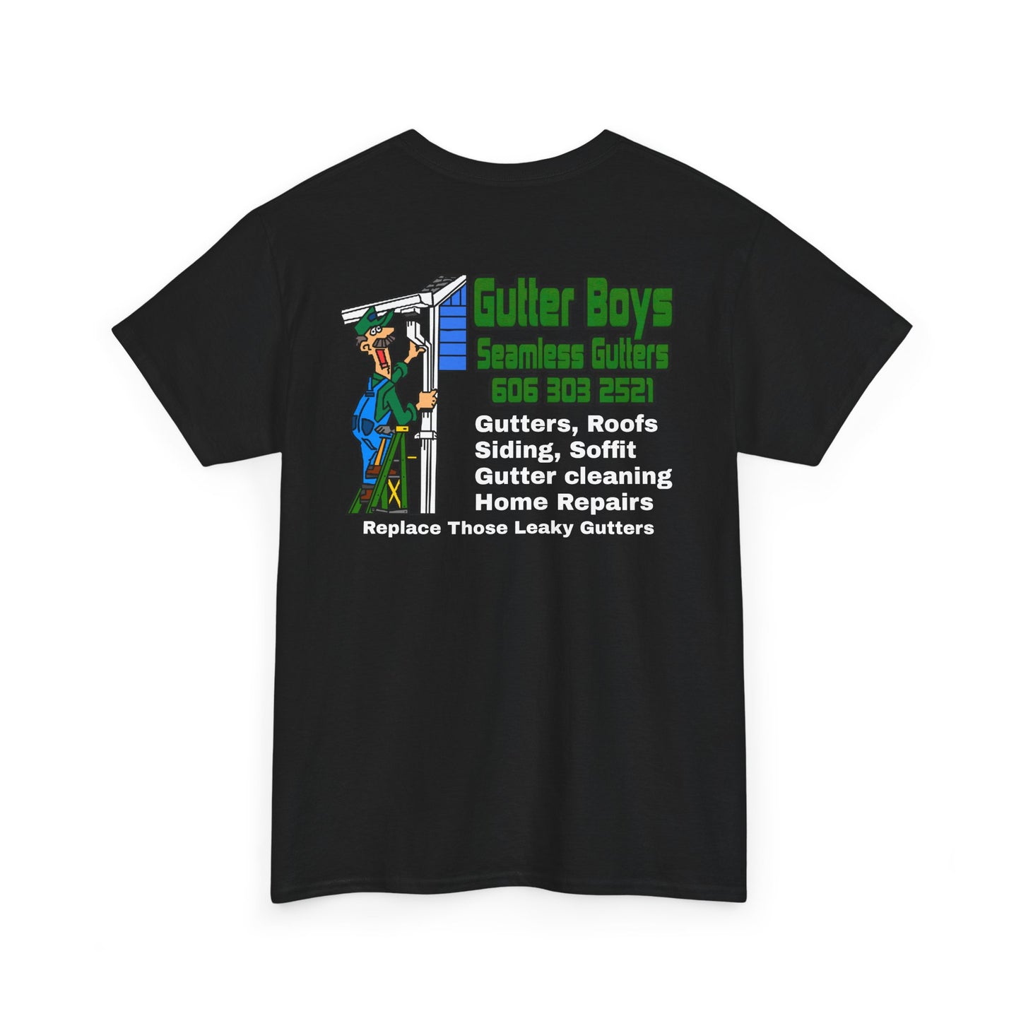 Gutter Boys work shirts Unisex Heavy Cotton Tee - Fun Contractor Graphic Shirt for Home Improvement Enthusiasts