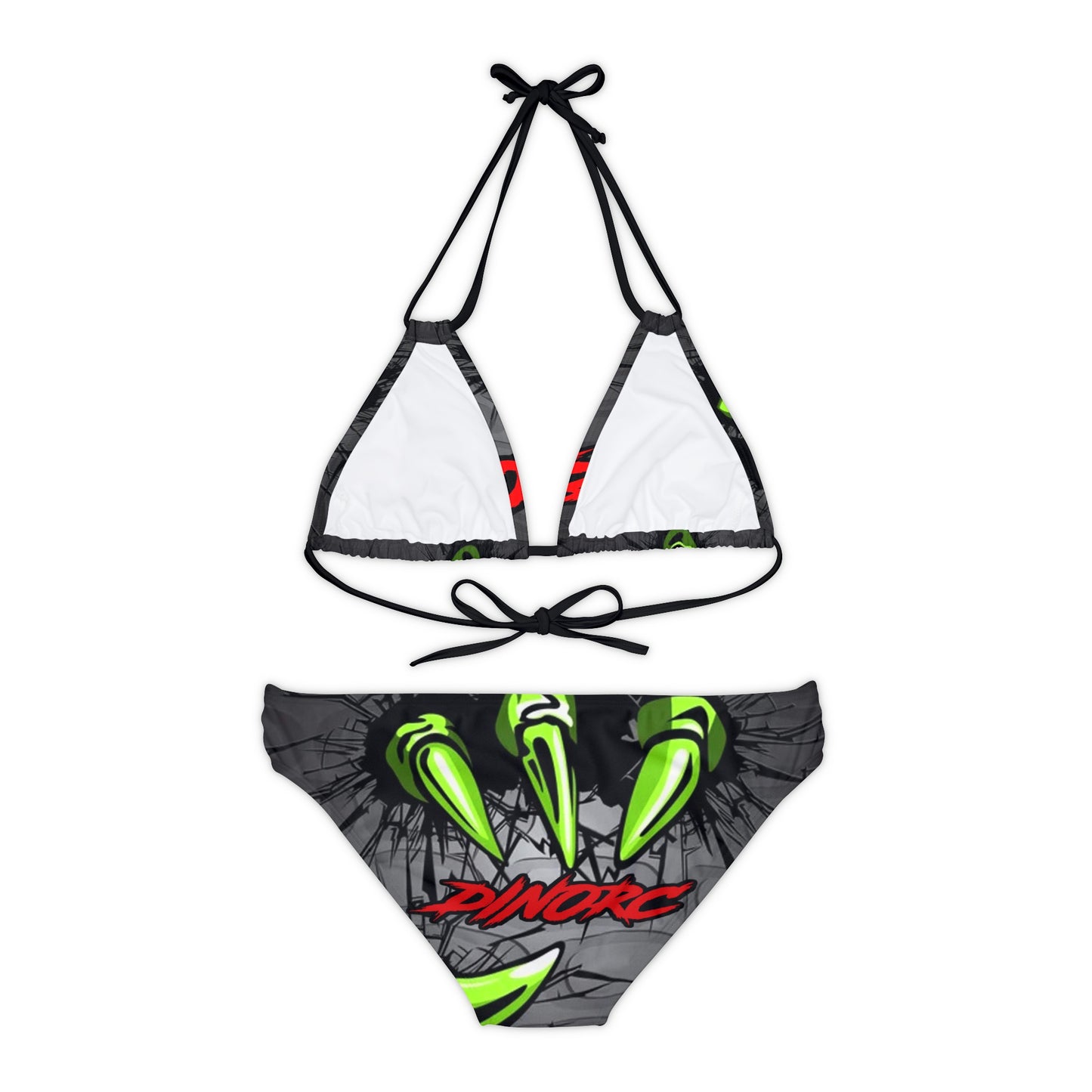 DinoRC Trail Star Strappy Bikini Set (AOP)