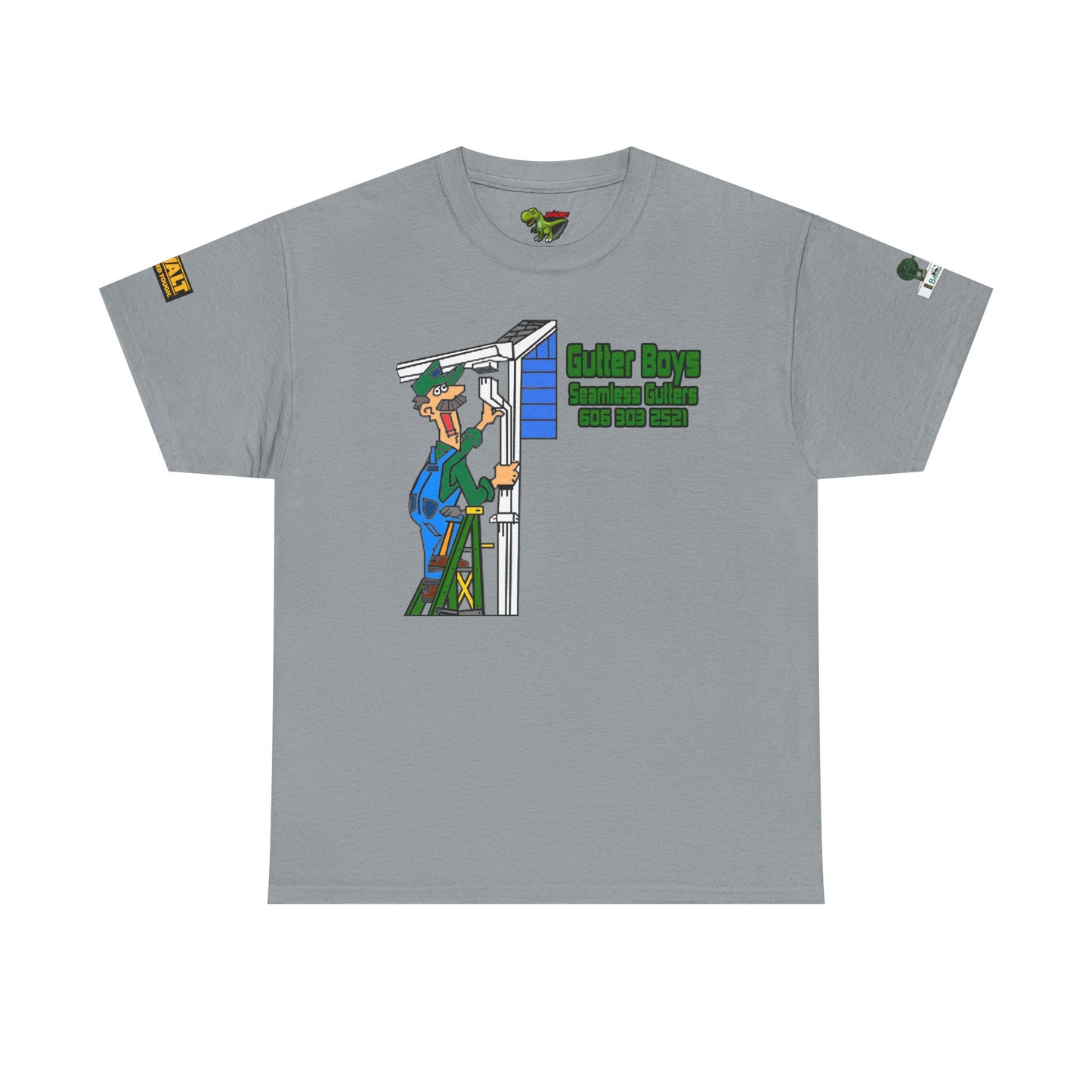 Gutter Boys Unisex Heavy Cotton Tee - Fun Contractor Graphic Shirt for Home Improvement Enthusiasts