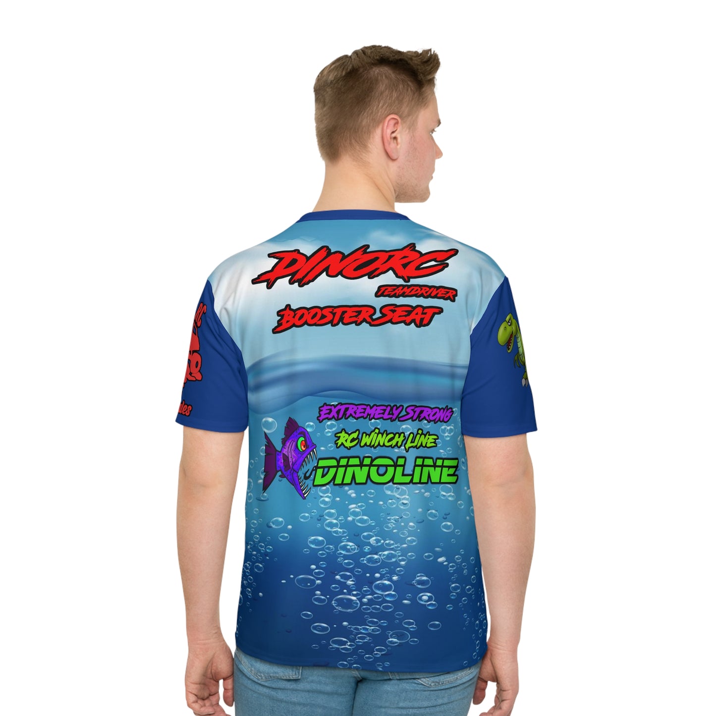 Booster Seat Teamdriver Dinoline Men's Loose T-shirt (AOP)
