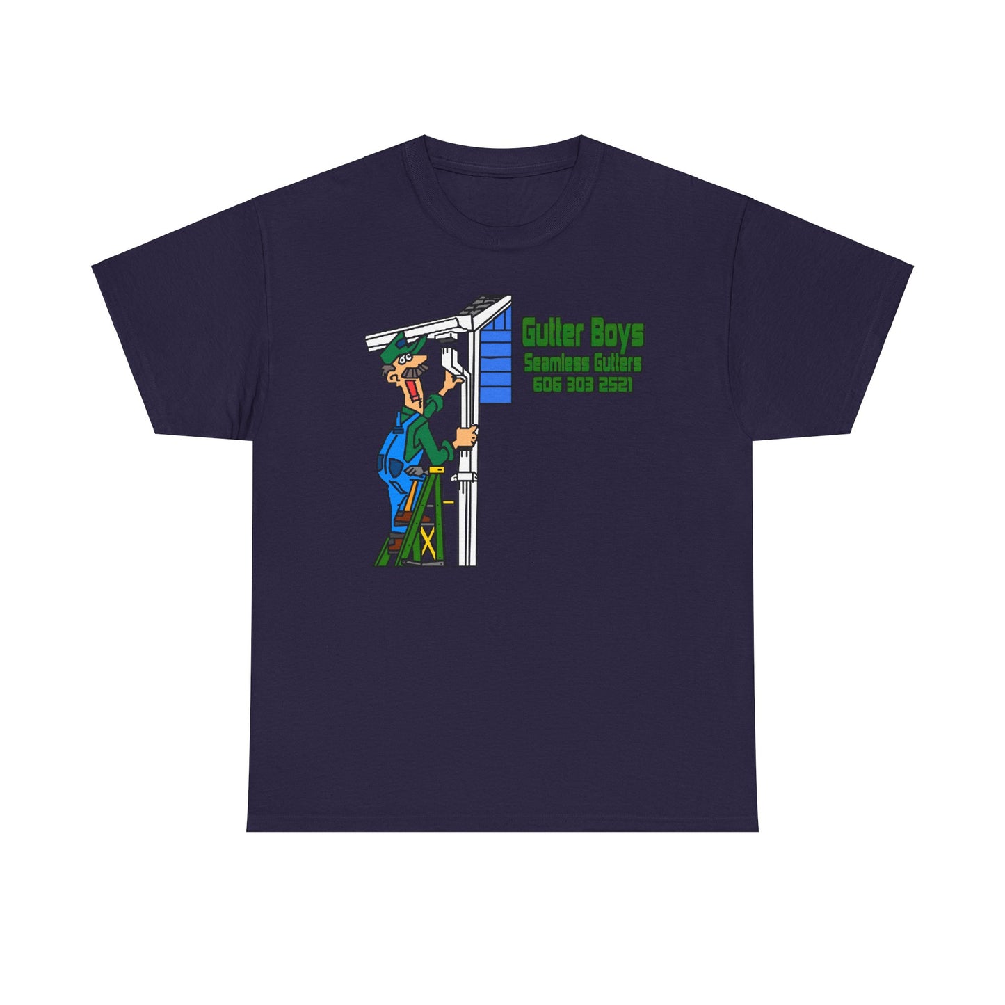 Gutter Boys work shirts Unisex Heavy Cotton Tee - Fun Contractor Graphic Shirt for Home Improvement Enthusiasts