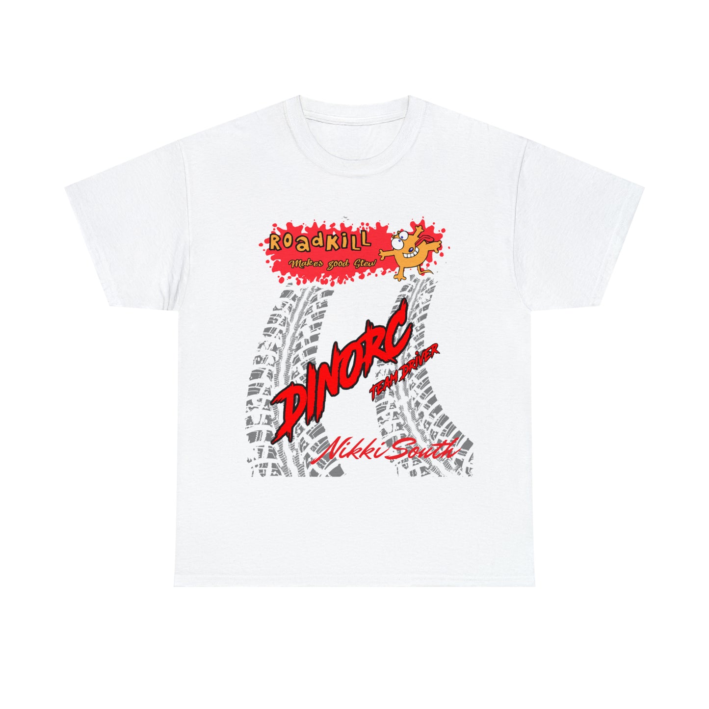 Funny Road Kill DinoRC Logo T-Shirt S-5x