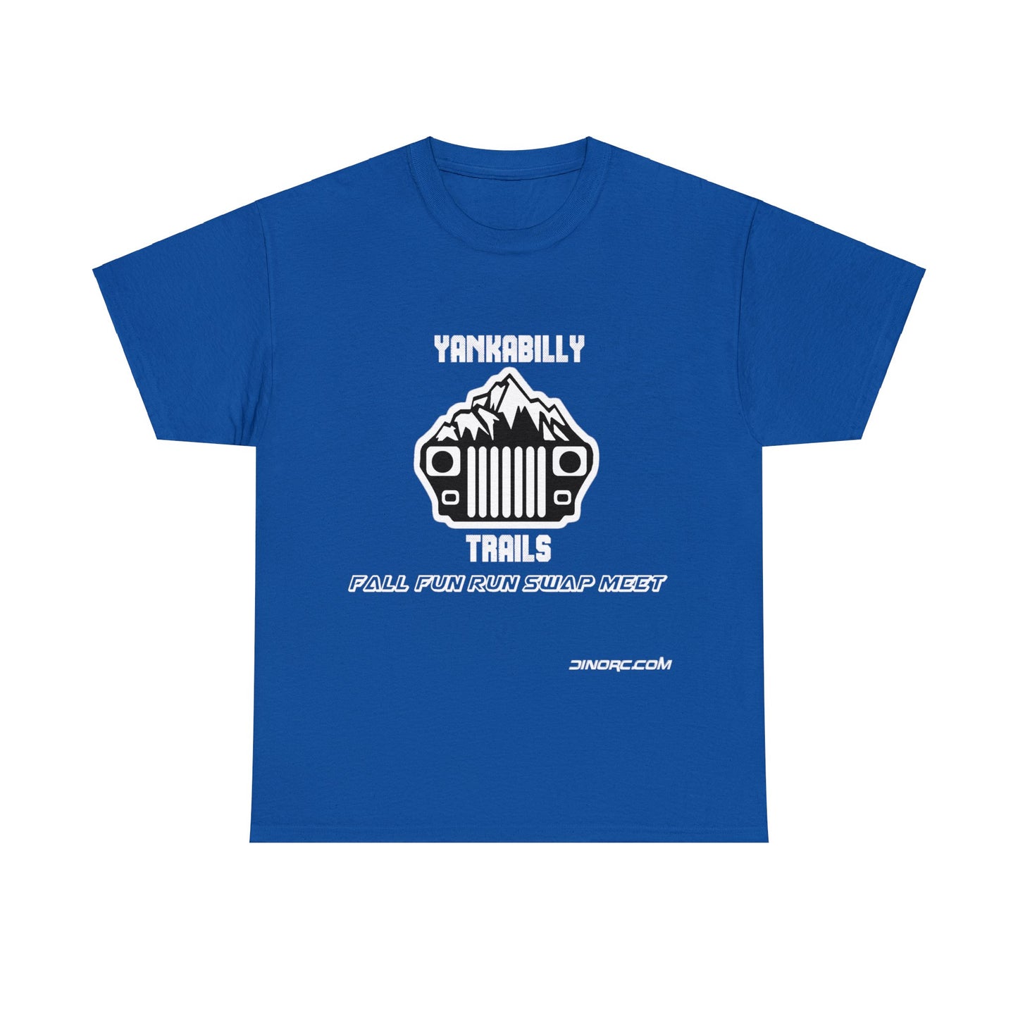 Yankabilly Trails DinoRc Logo T-Shirt S-5x Black White Green Blue Red