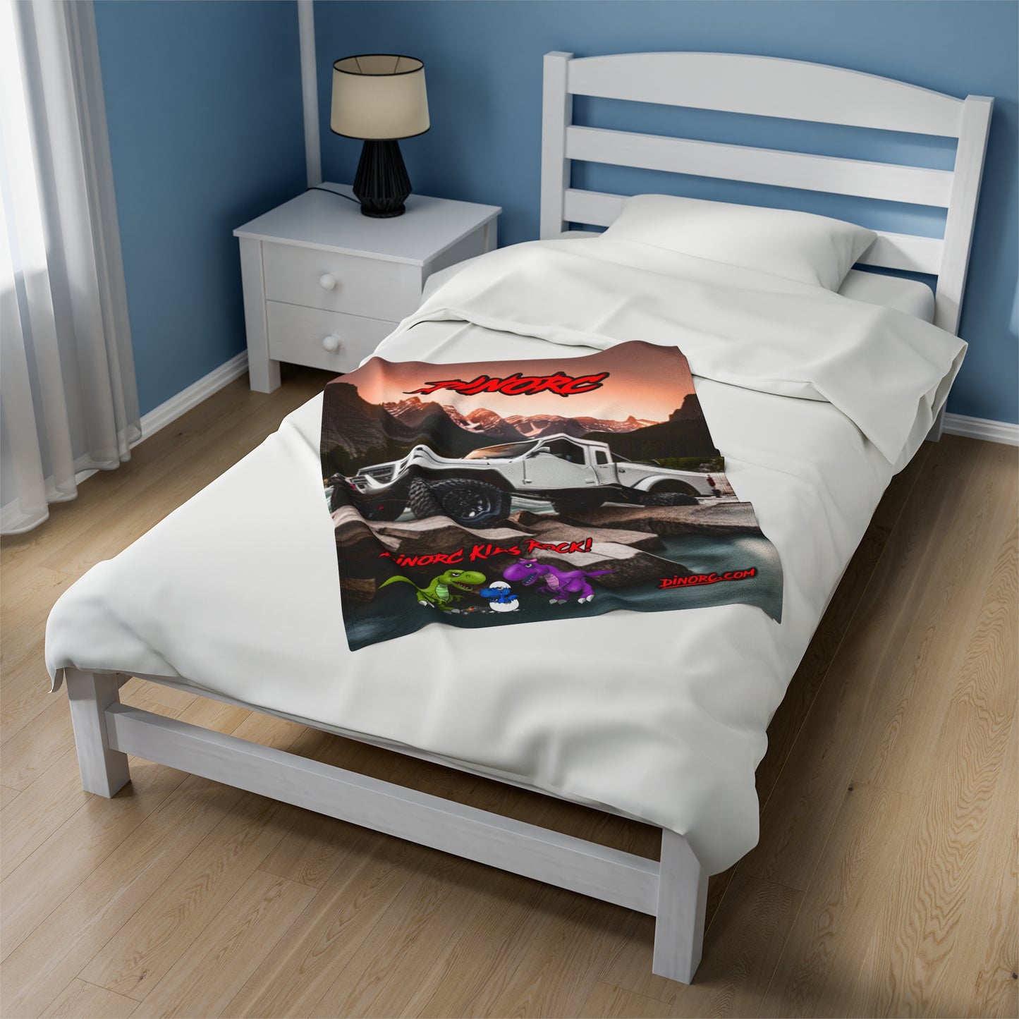 BTC DinoRC Velveteen Plush Blanket
