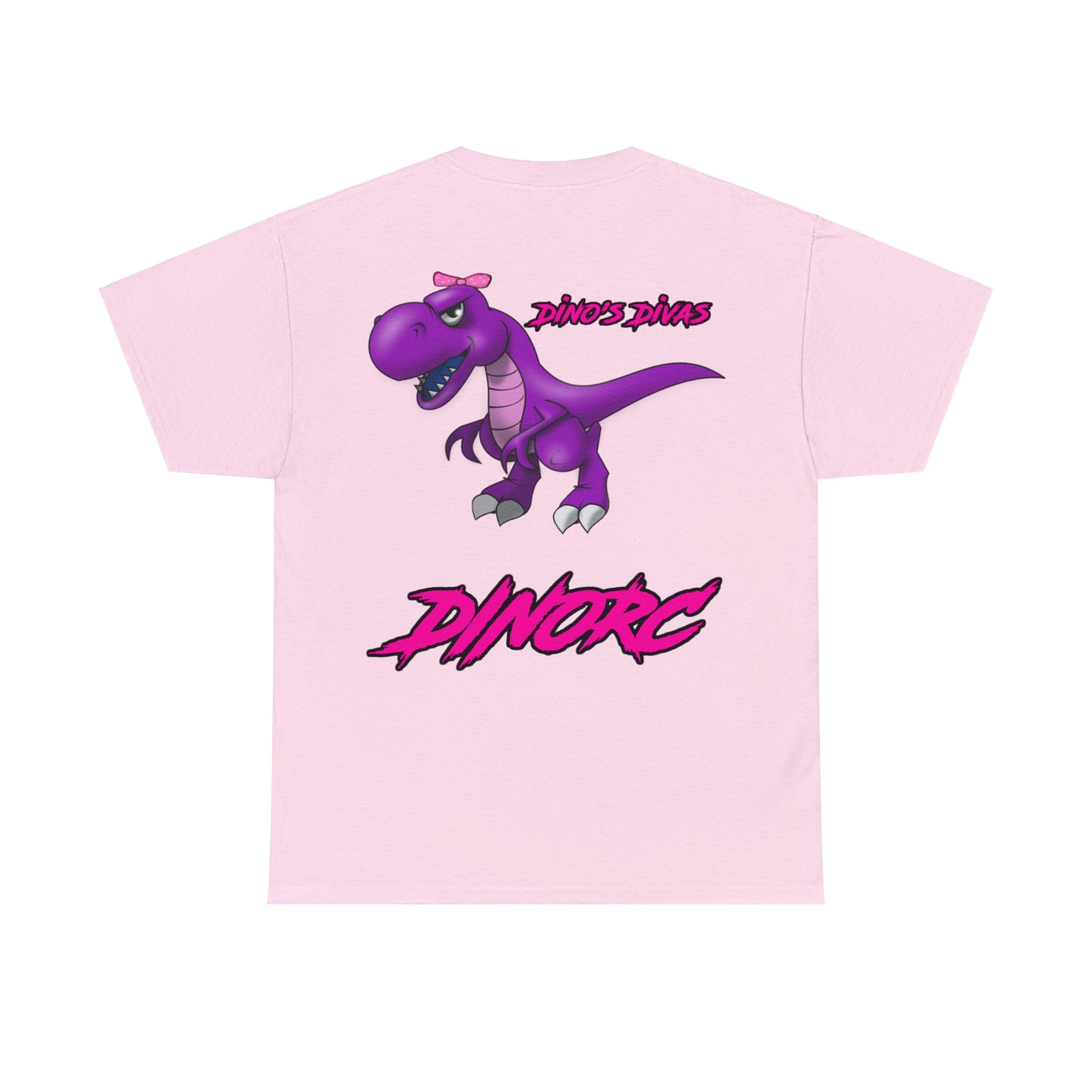 Dino's Divas DinoRc Logo Back of T-Shirt S-5x
