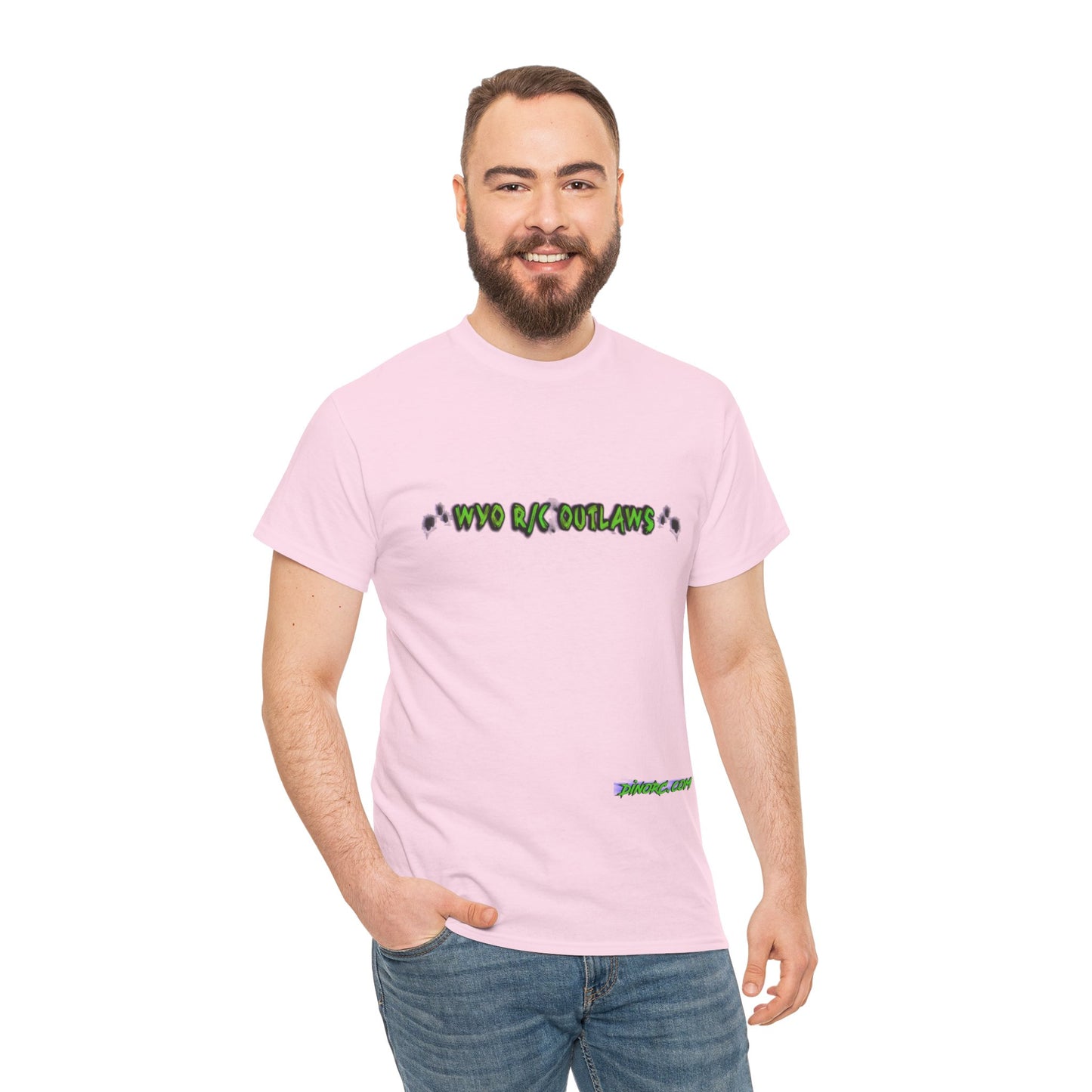WYO R/C OUTLAWS DinoRc Logo T-Shirt S-5x Black Green