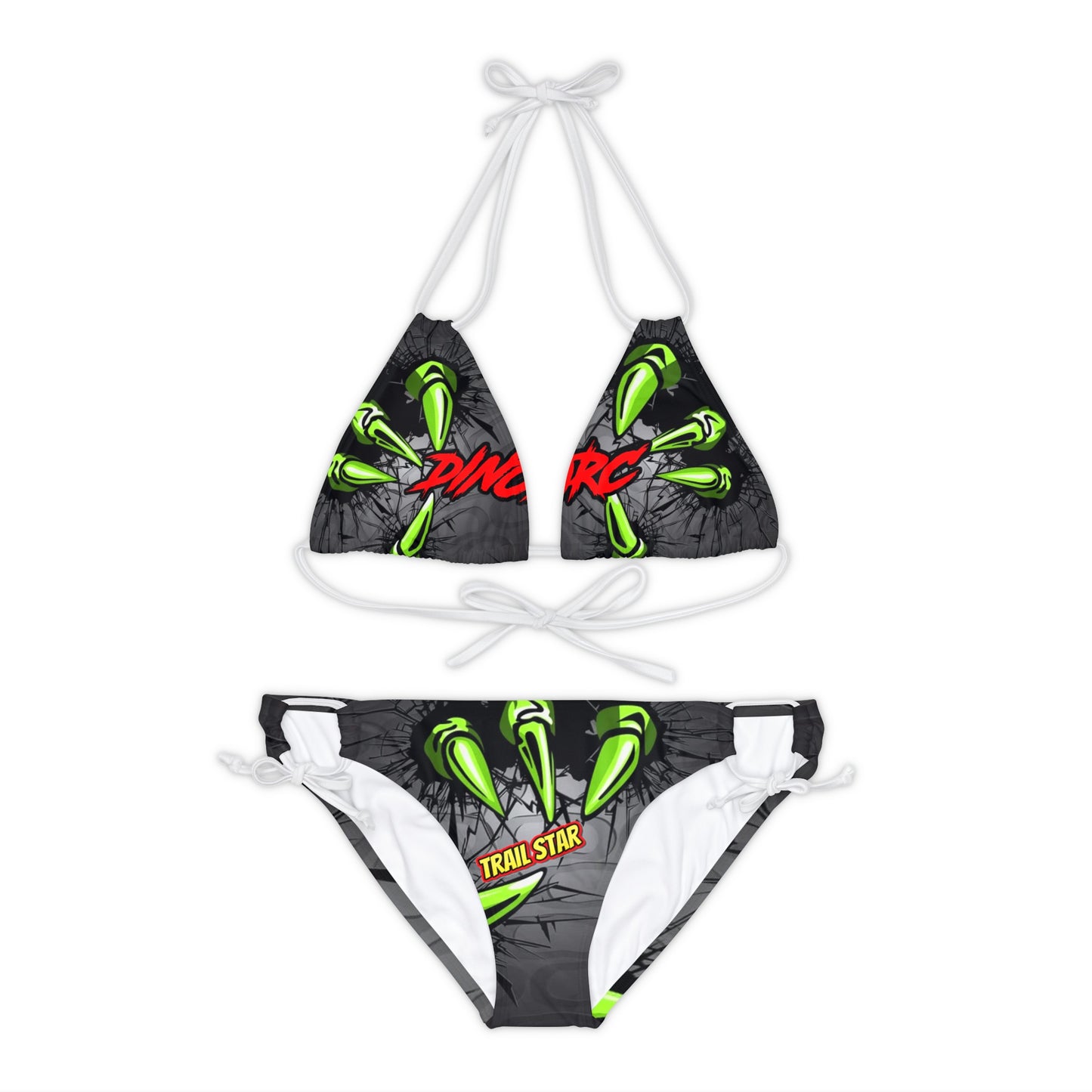DinoRC Trail Star Strappy Bikini Set (AOP)