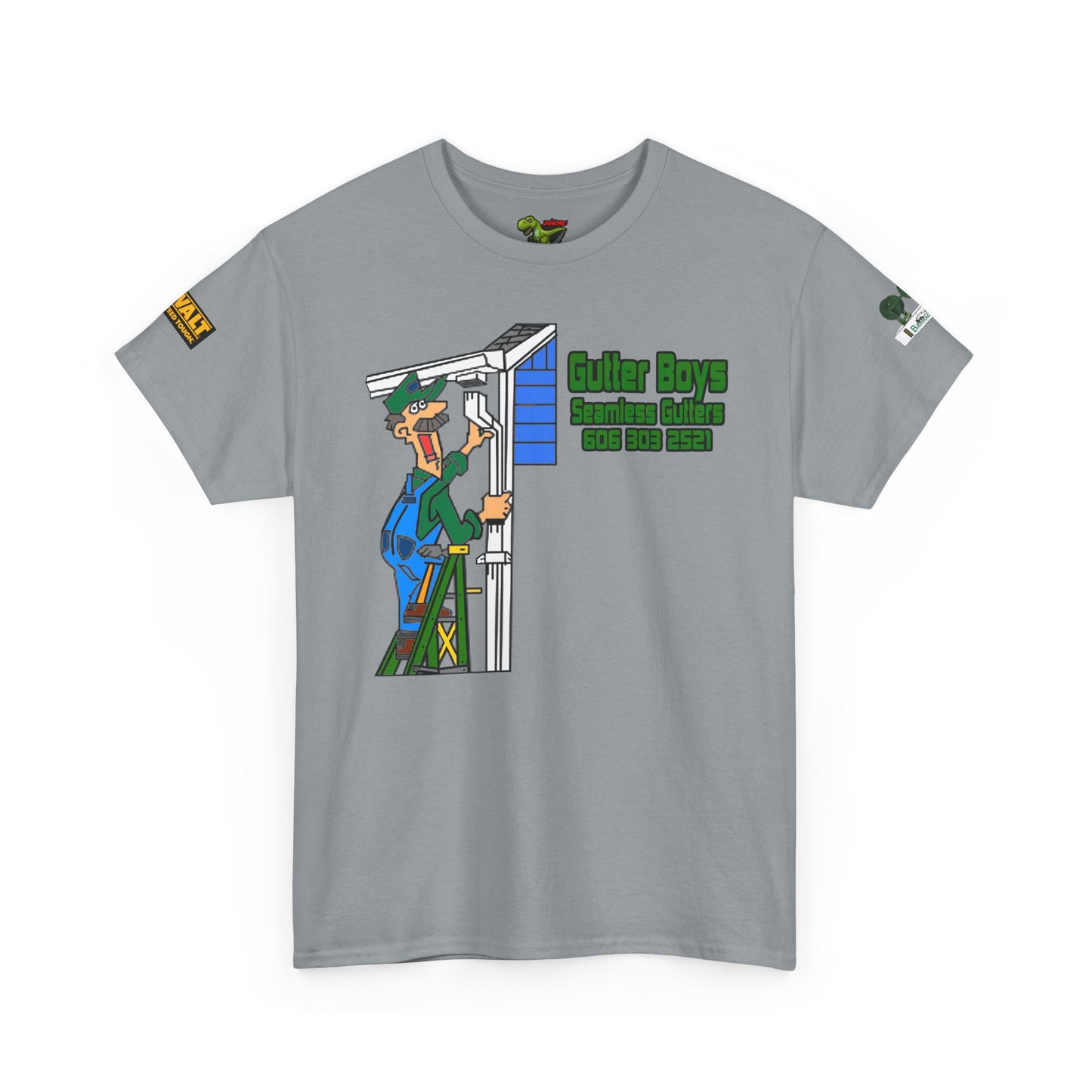 Gutter Boys Unisex Heavy Cotton Tee - Fun Contractor Graphic Shirt for Home Improvement Enthusiasts