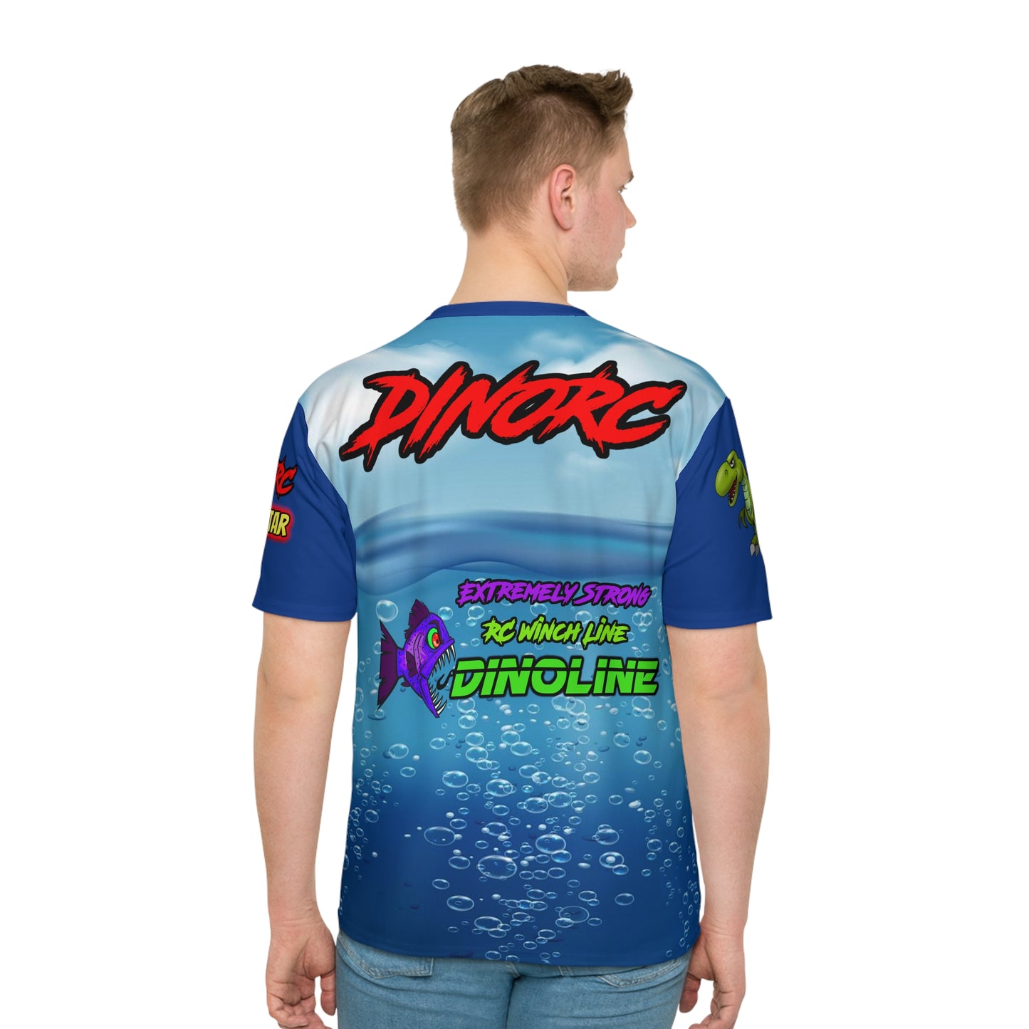 Dinoline Men's Loose T-shirt (AOP)