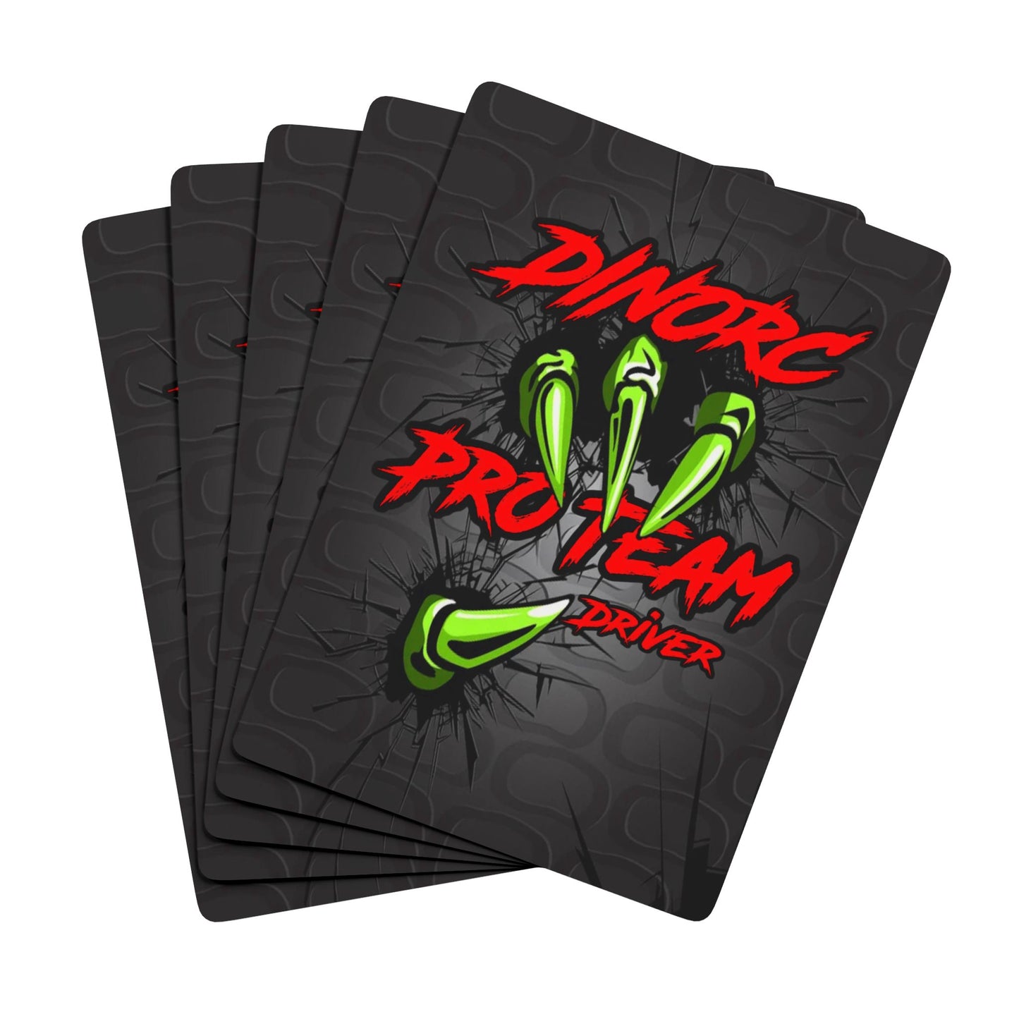 Dinorc Pro Team Poker Playing Cards - Unique Design for Gamers