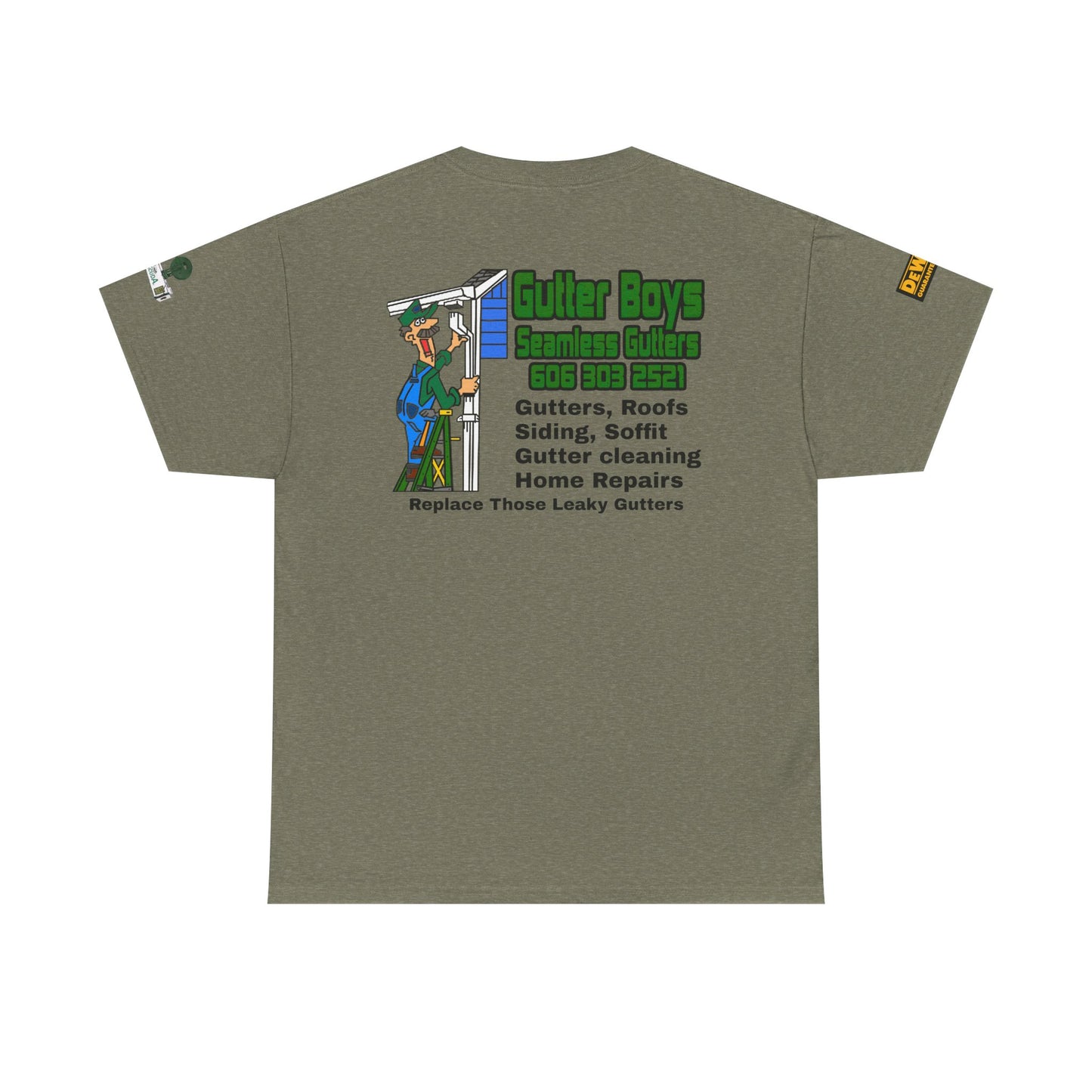 Gutter Boys Unisex Heavy Cotton Tee - Fun Contractor Graphic Shirt for Home Improvement Enthusiasts