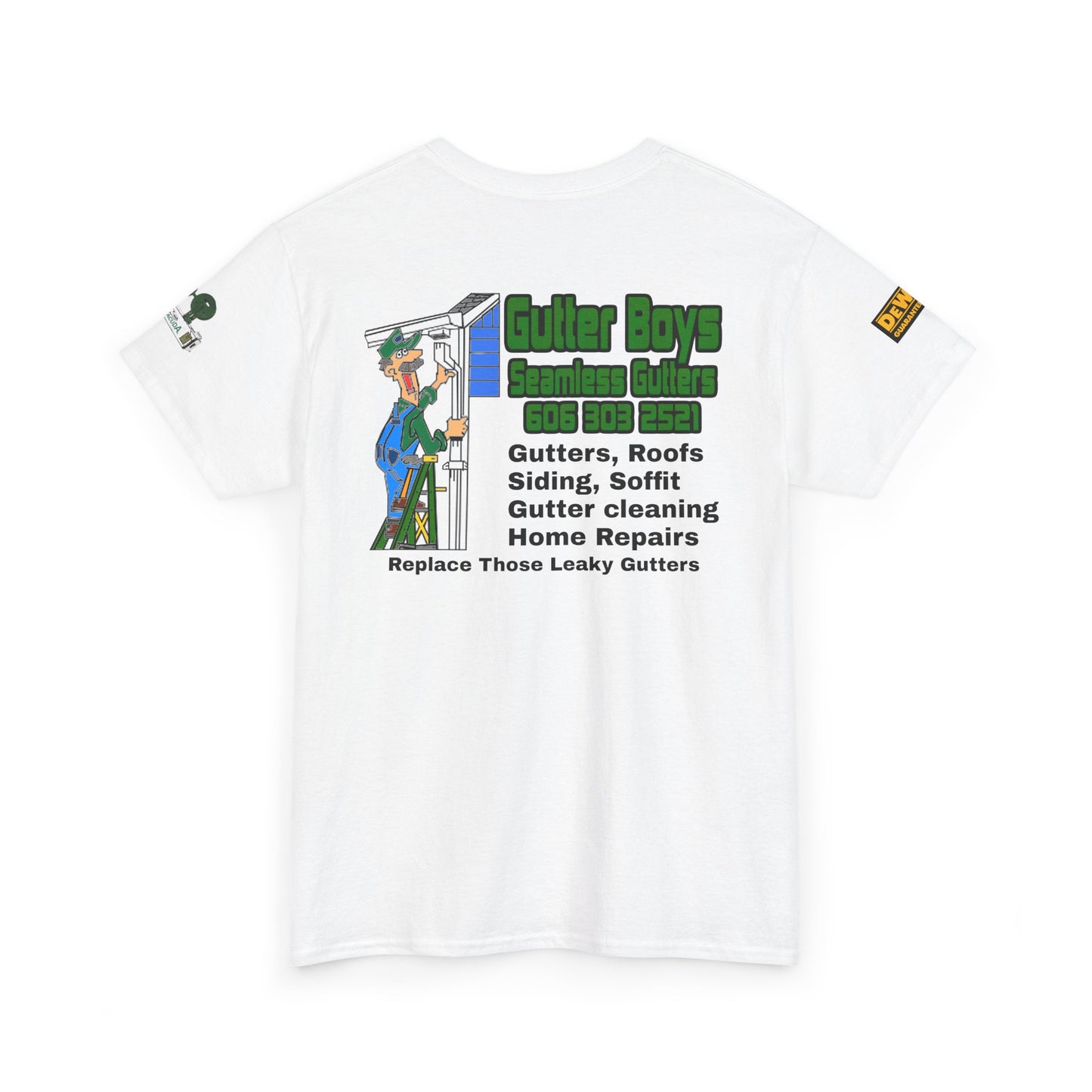 Gutter Boys Unisex Heavy Cotton Tee - Fun Contractor Graphic Shirt for Home Improvement Enthusiasts