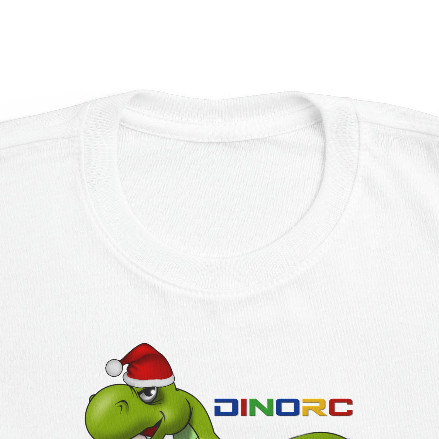 Merry Christmas DinoRC Christmas Toddler's Fine Jersey Tee
