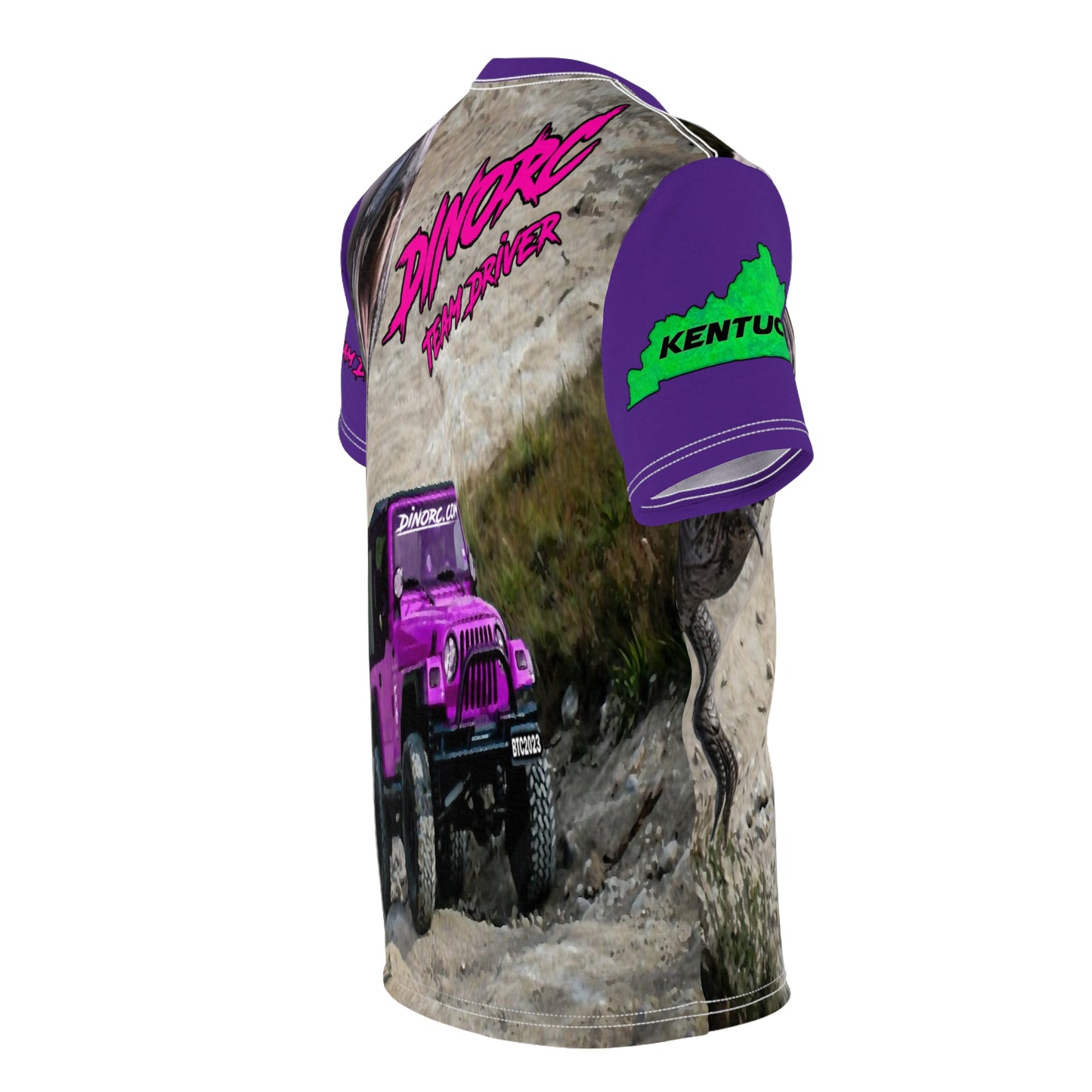 Dino Diva's T Shirt purple Sleeves