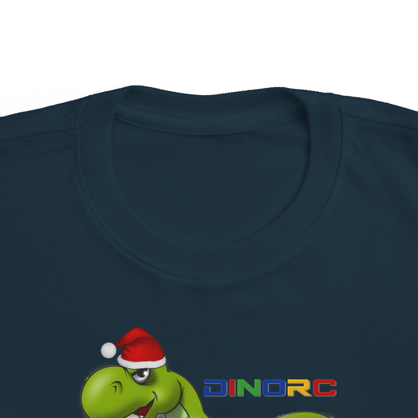 Merry Christmas DinoRC Christmas Toddler's Fine Jersey Tee