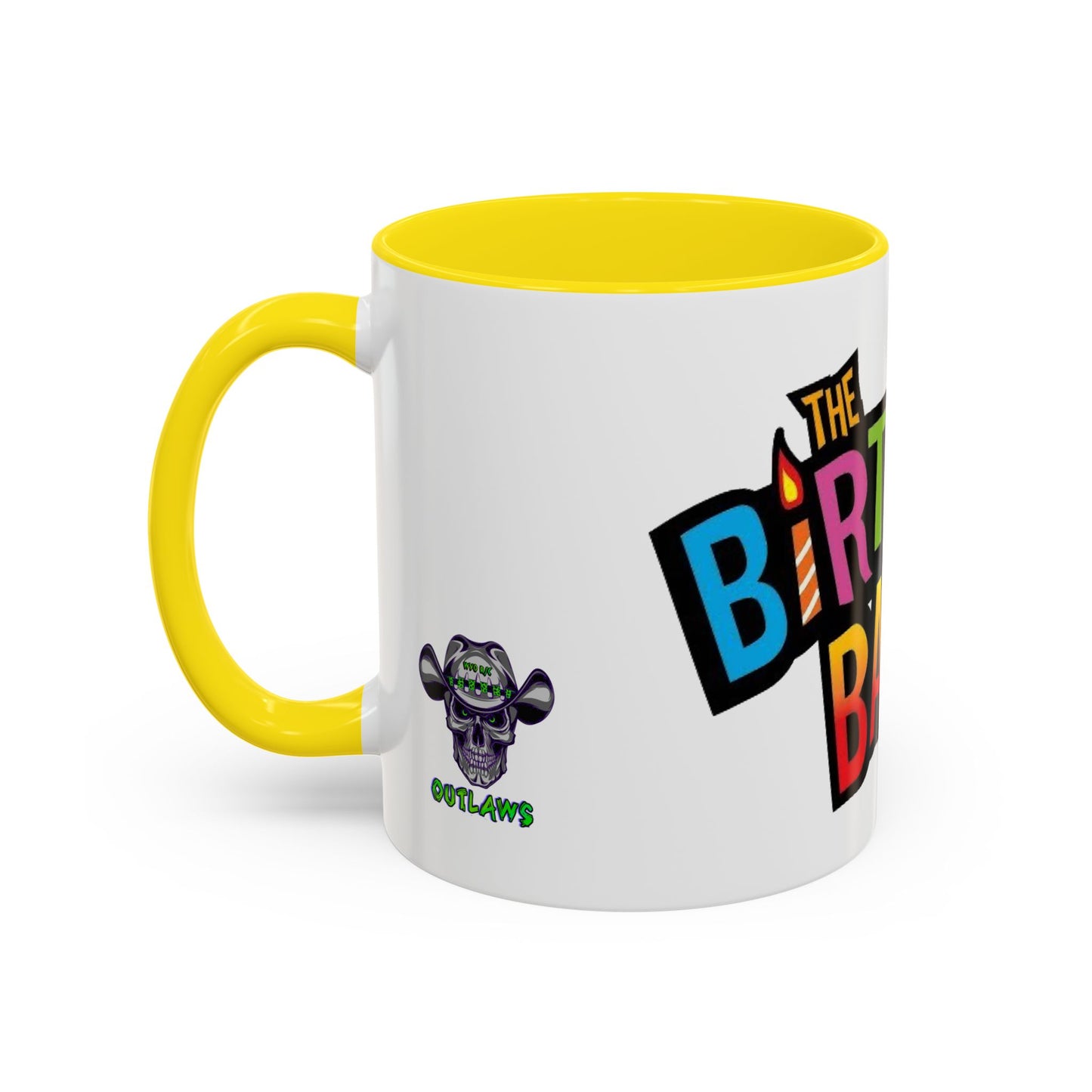 Birthday Bash Accent Coffee Mug - Fun Celebration Dino Theme