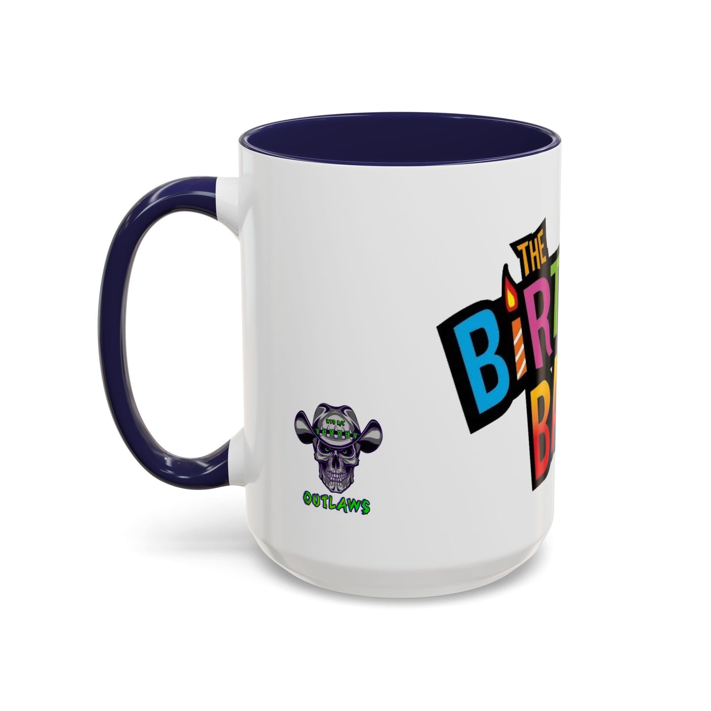 Birthday Bash Accent Coffee Mug - Fun Celebration Dino Theme