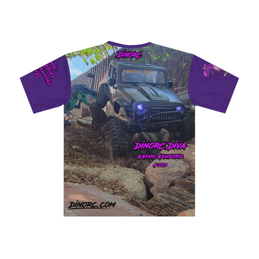 DinoRC Diva Teamdriver Kathy Ashford Loose T-shirt (AOP)