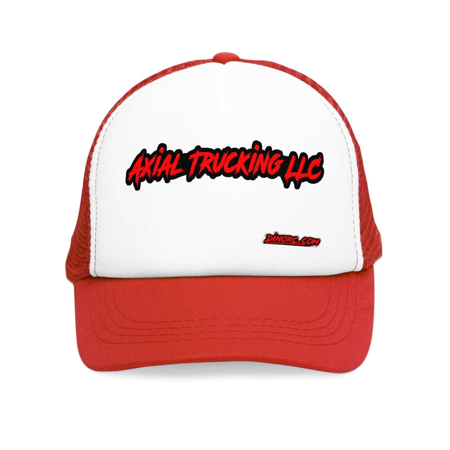 Red Black Blue or Pink DinoRC logoed Trucker Mesh Cap
