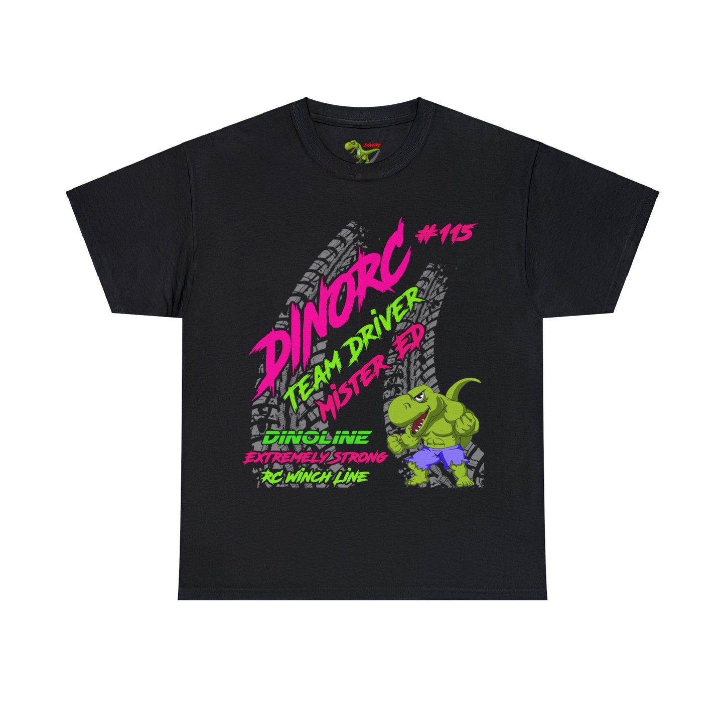 Mister Ed Muscle Dino DinoRC Logo T-Shirt S-5x