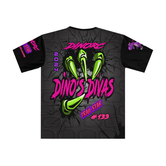 Isabella Delamarre Dino Divas Claw Team Driver Shirt Loose T-shirt (AOP)