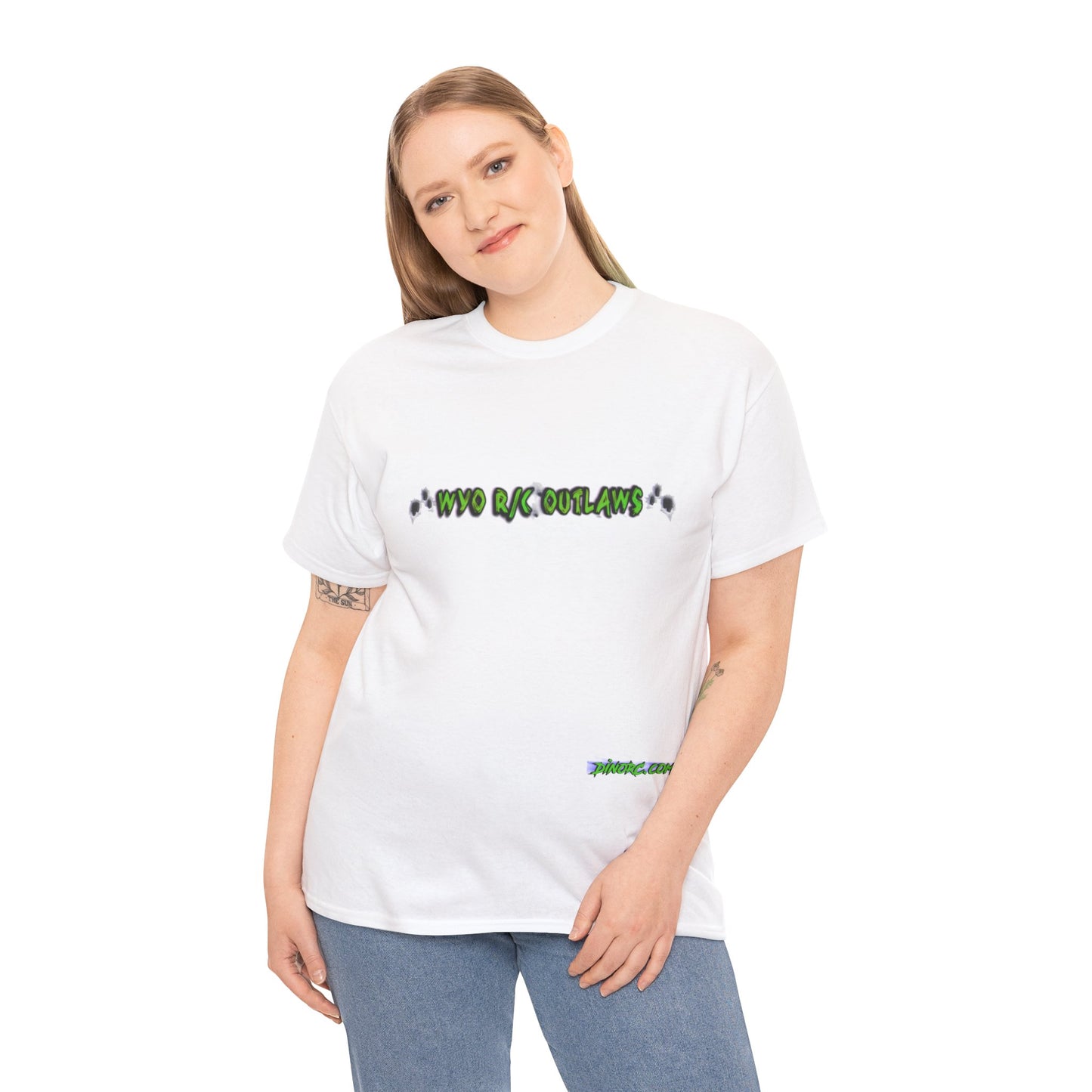 WYO R/C OUTLAWS DinoRc Logo T-Shirt S-5x Black Green