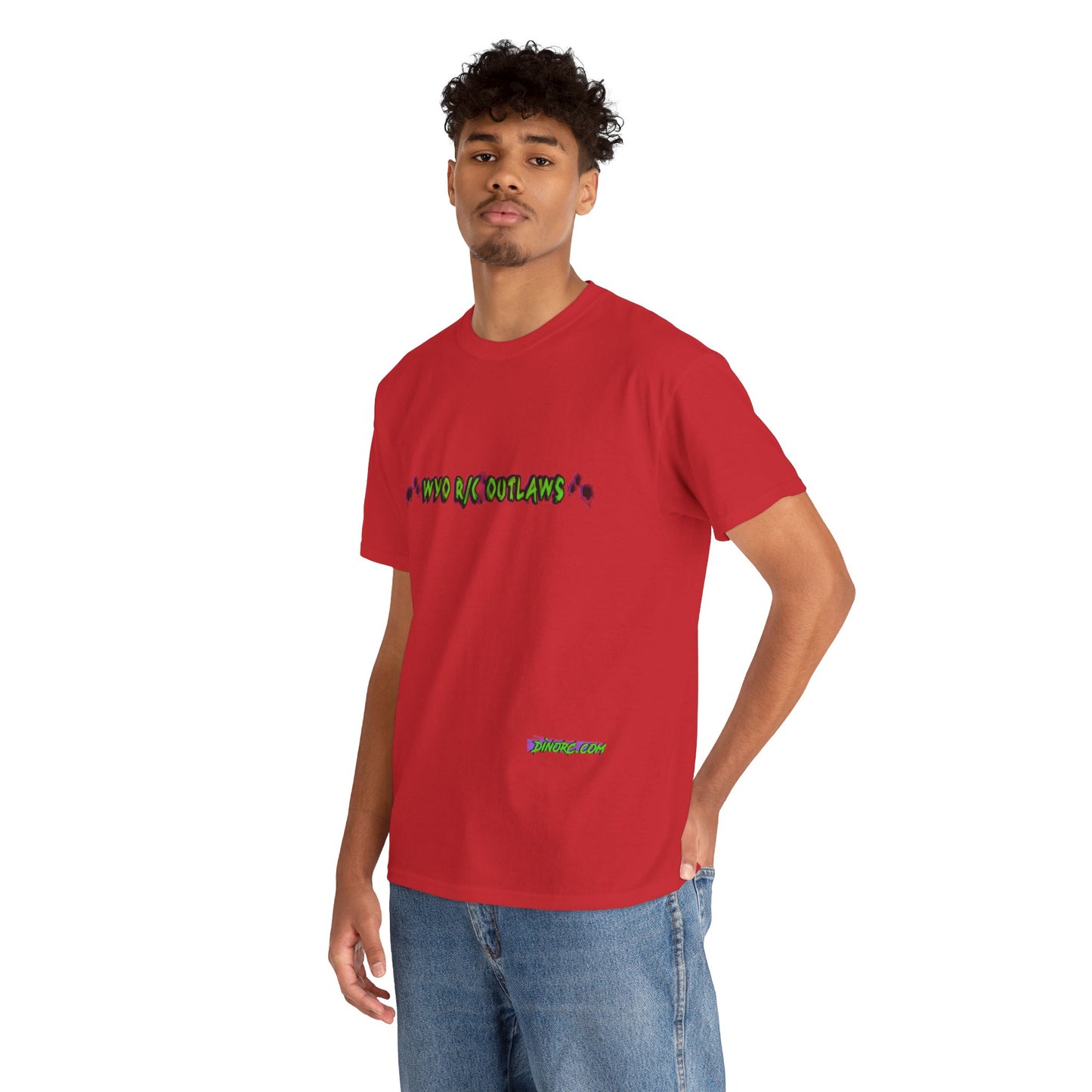 WYO R/C OUTLAWS DinoRc Logo T-Shirt S-5x Black Green