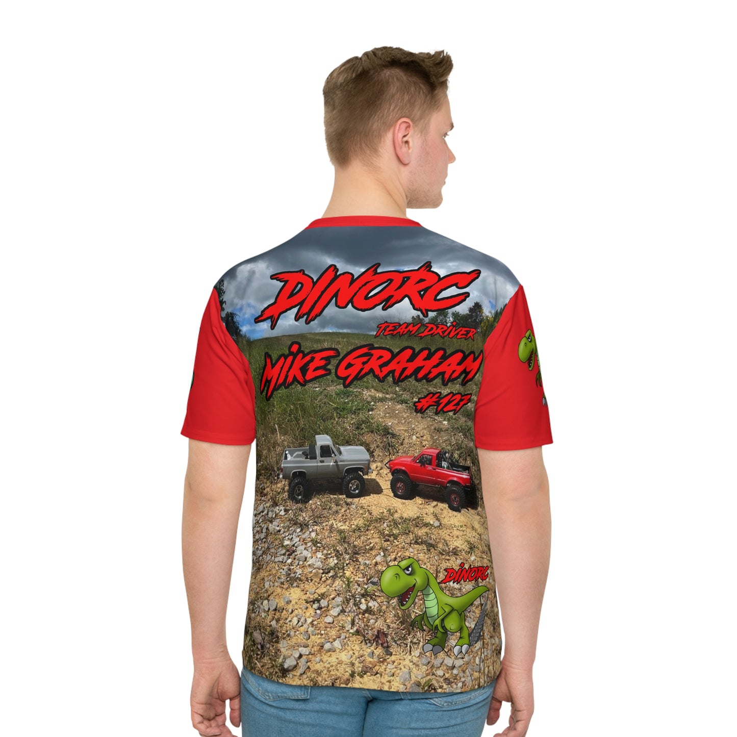 Mike Gram Team Driver Shirt DinoRc Loose T-shirt (AOP)
