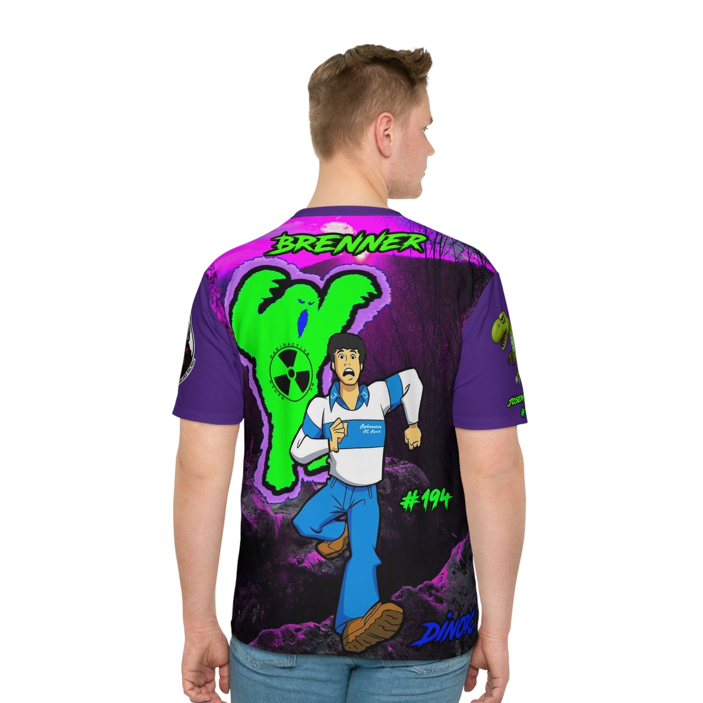 Joseph Brenner Radioactive RC Ranch Rock The Ozarks DinoRc Loose T-shirt (AOP)