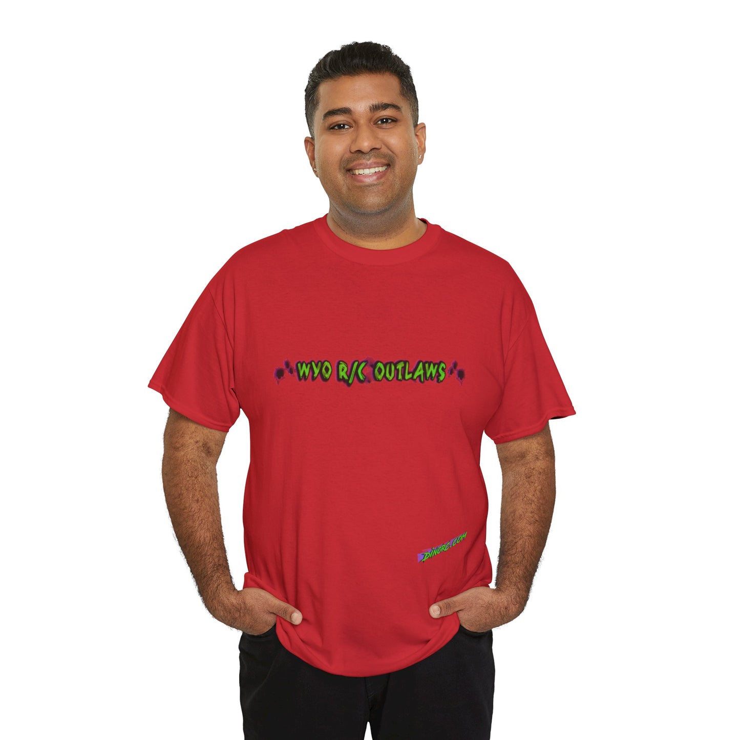 WYO R/C OUTLAWS DinoRc Logo T-Shirt S-5x Black Green