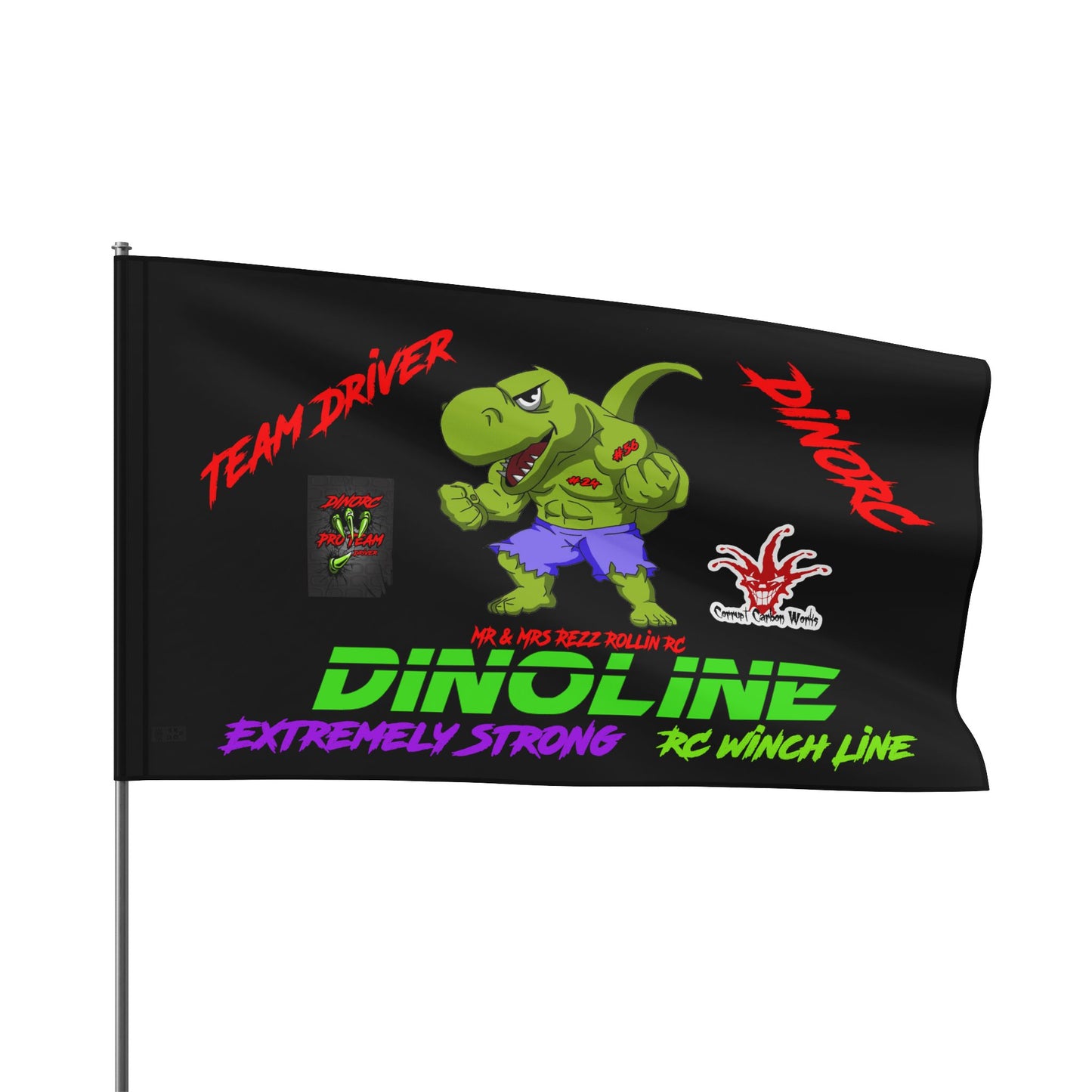 Rezz Rollin RC Team driver Flag