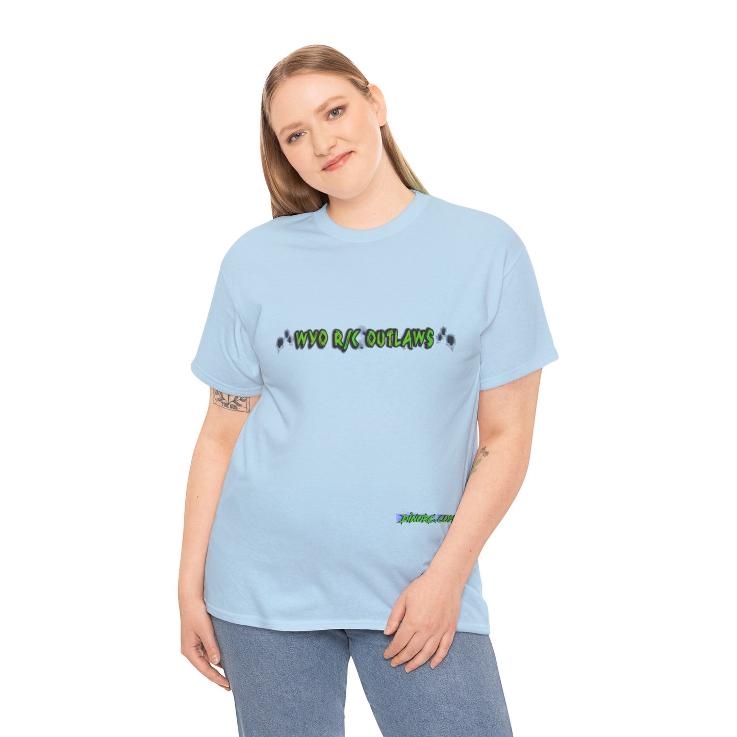 WYO R/C OUTLAWS DinoRc Logo T-Shirt S-5x Black Green