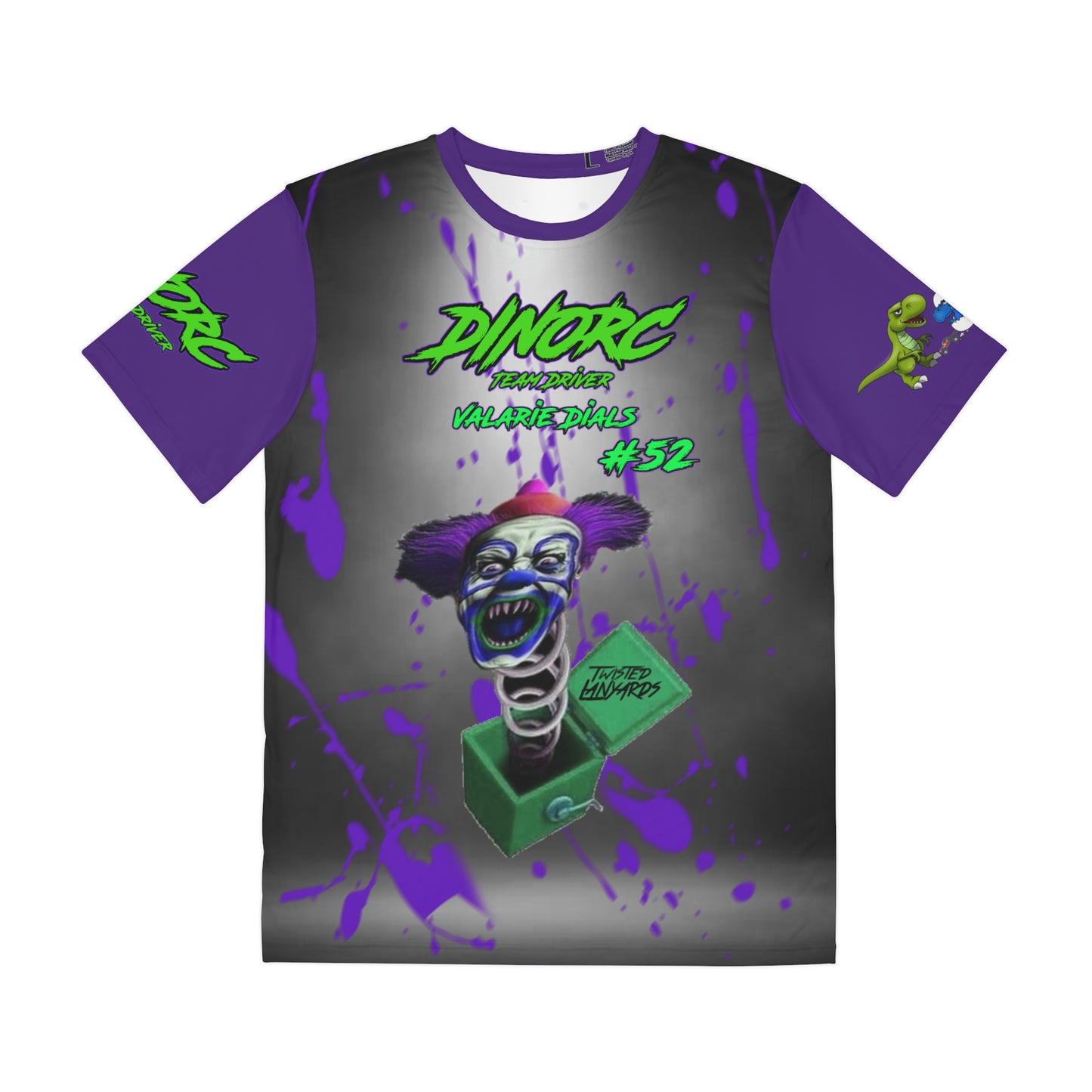 Valarie Dials DinoRC Twisted Lanyards Tee (AOP)