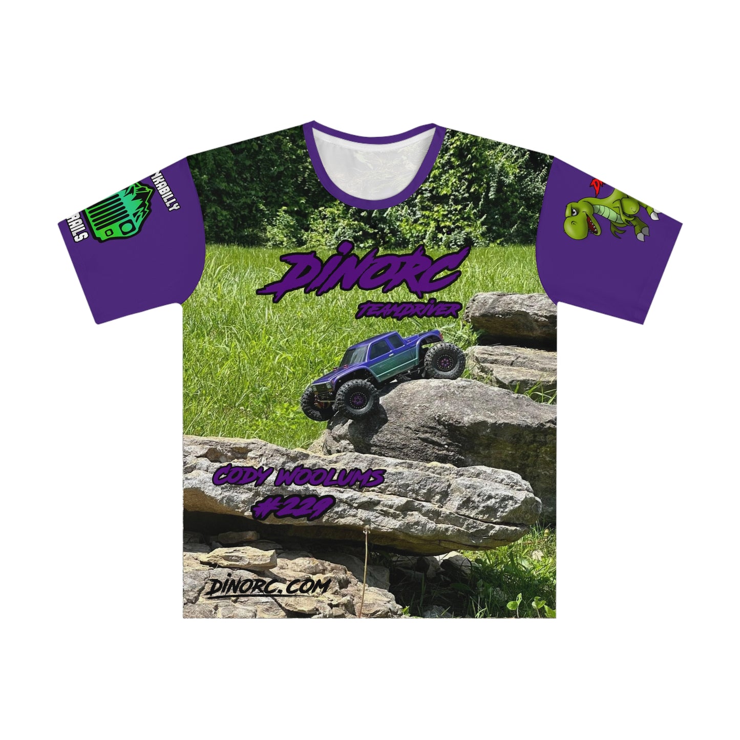 Cody Woolums Team Driver Shirt Loose T-shirt (AOP)
