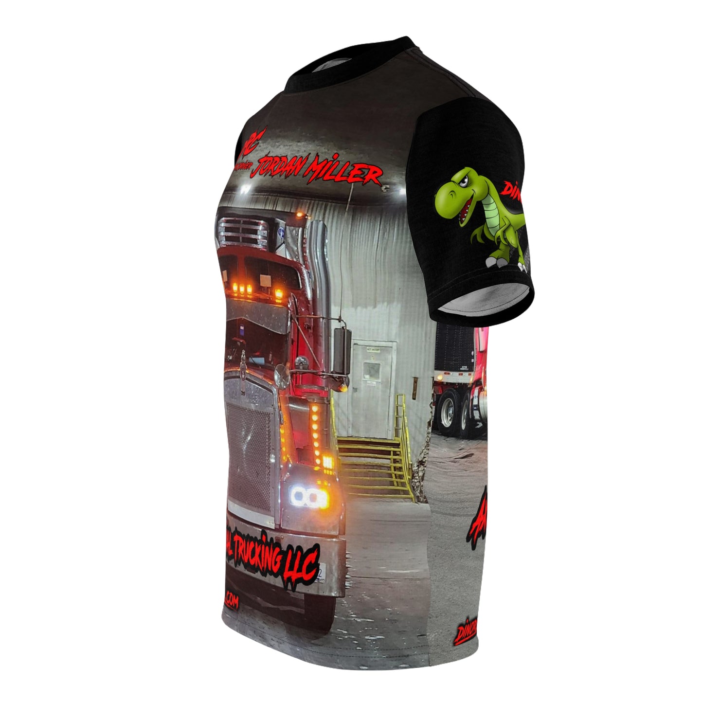 Axial Trucking DinoRC Team Driver T Shirt Black Sleeves