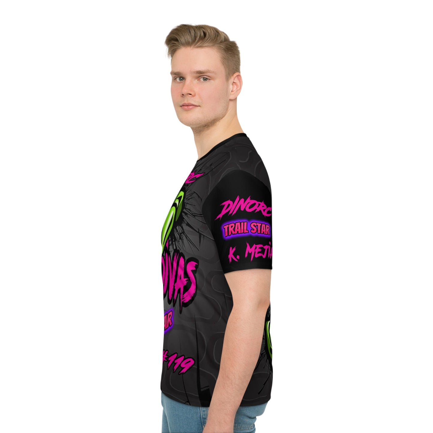 K. Mejia Dino Divas Claw Team Driver Shirt Loose T-shirt (AOP)