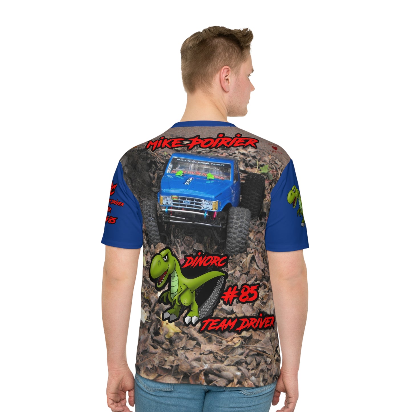 Mike Poirier Team Driver DinoRc Loose T-shirt (AOP)