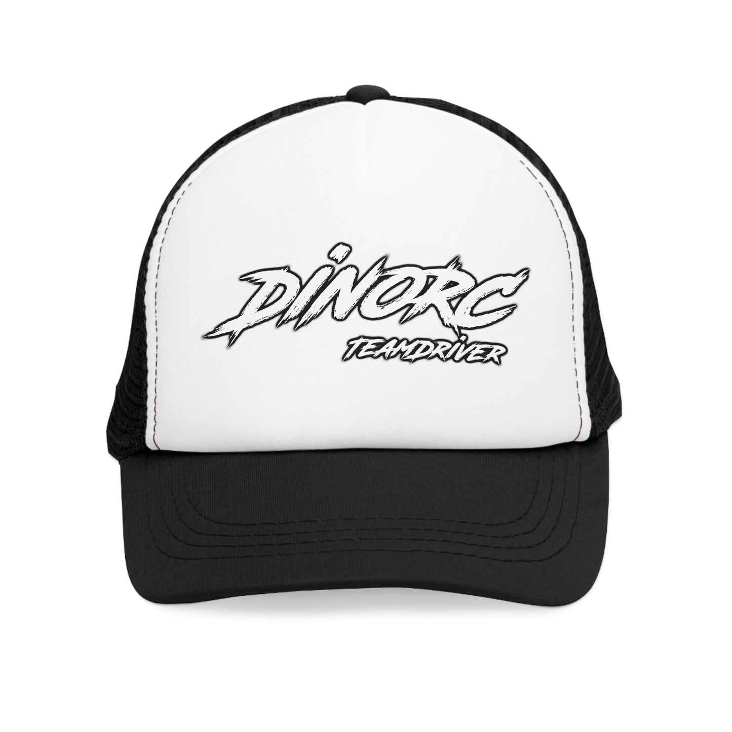 Red Black Blue or Pink DinoRC logoed Trucker Mesh Cap
