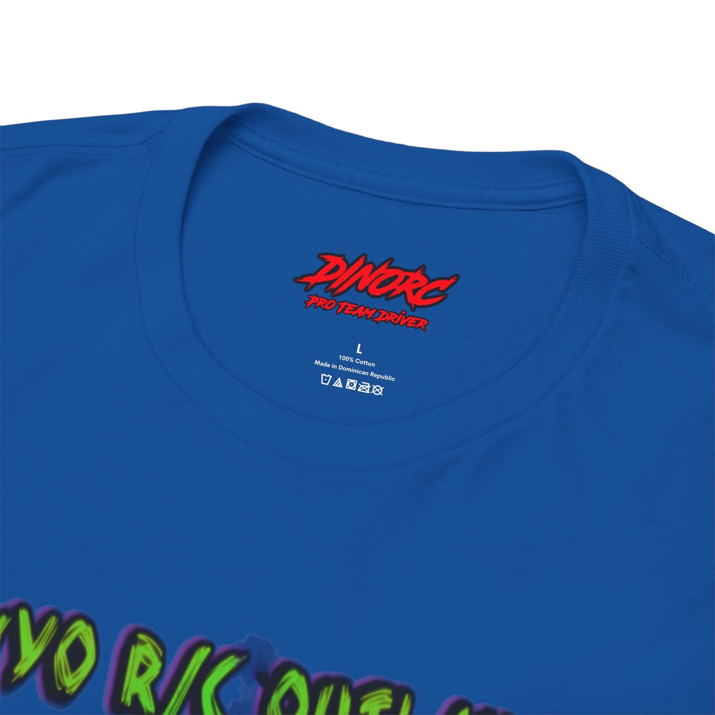 Jordan Miller WYO R/C OUTLAWS DinoRc Logo T-Shirt S-5x Black Green