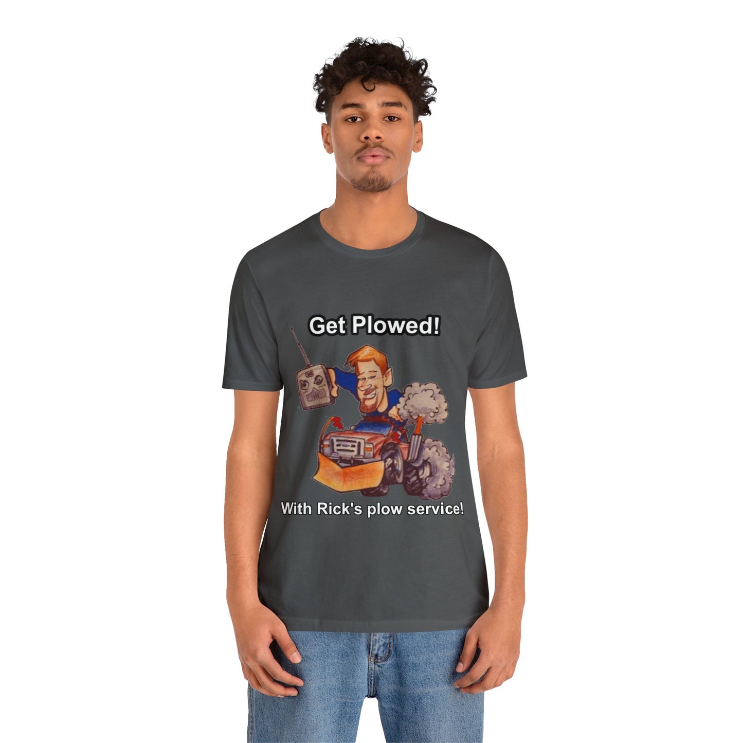Rick's Plow Service front Logo T