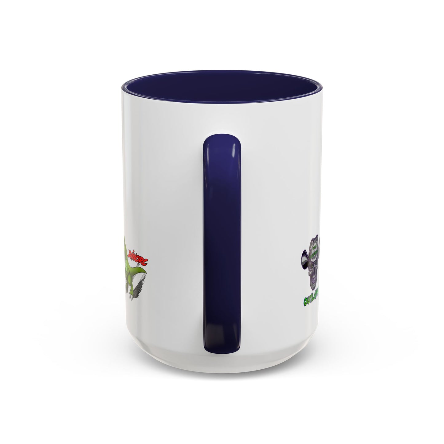 Birthday Bash Accent Coffee Mug - Fun Celebration Dino Theme