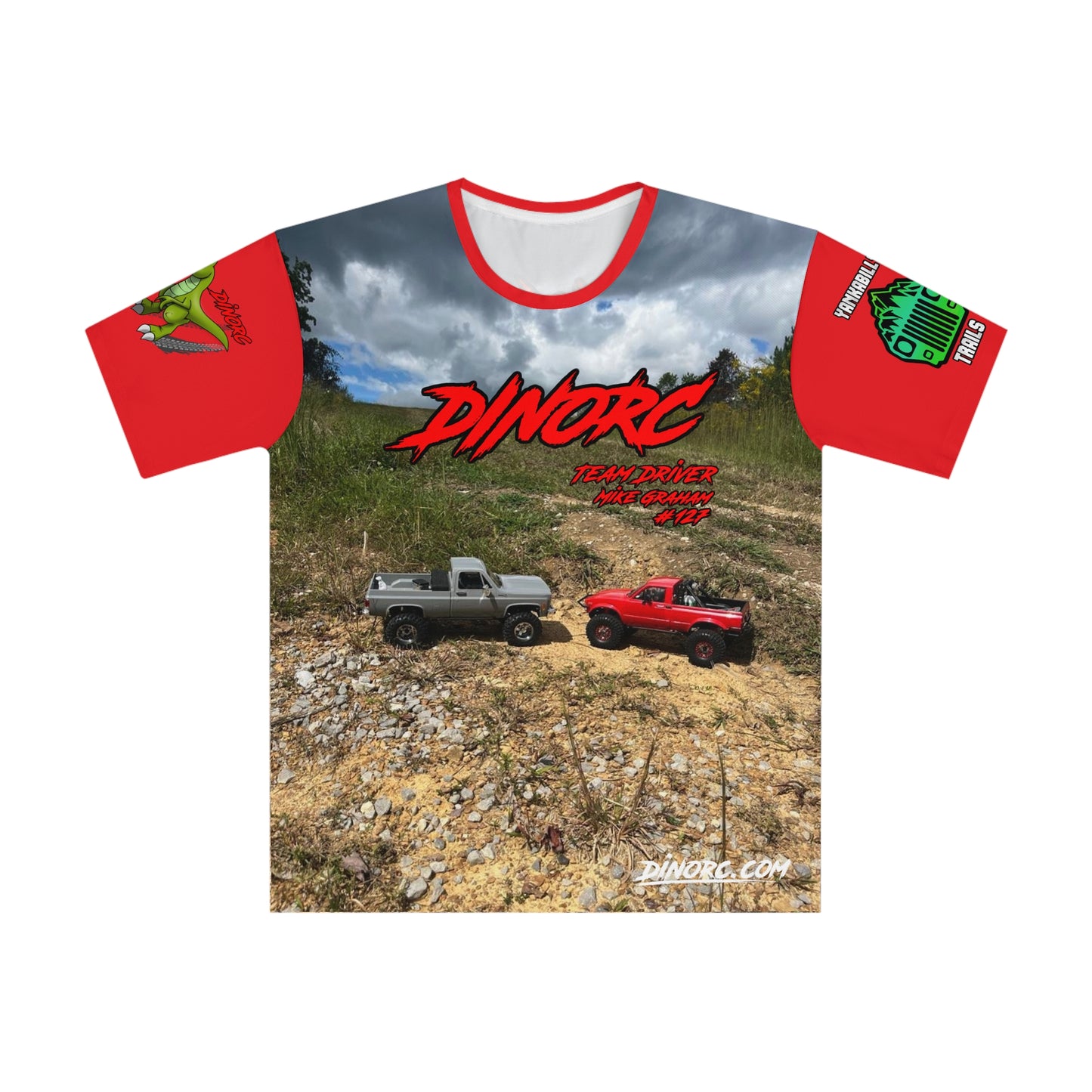Mike Gram Team Driver Shirt DinoRc Loose T-shirt (AOP)