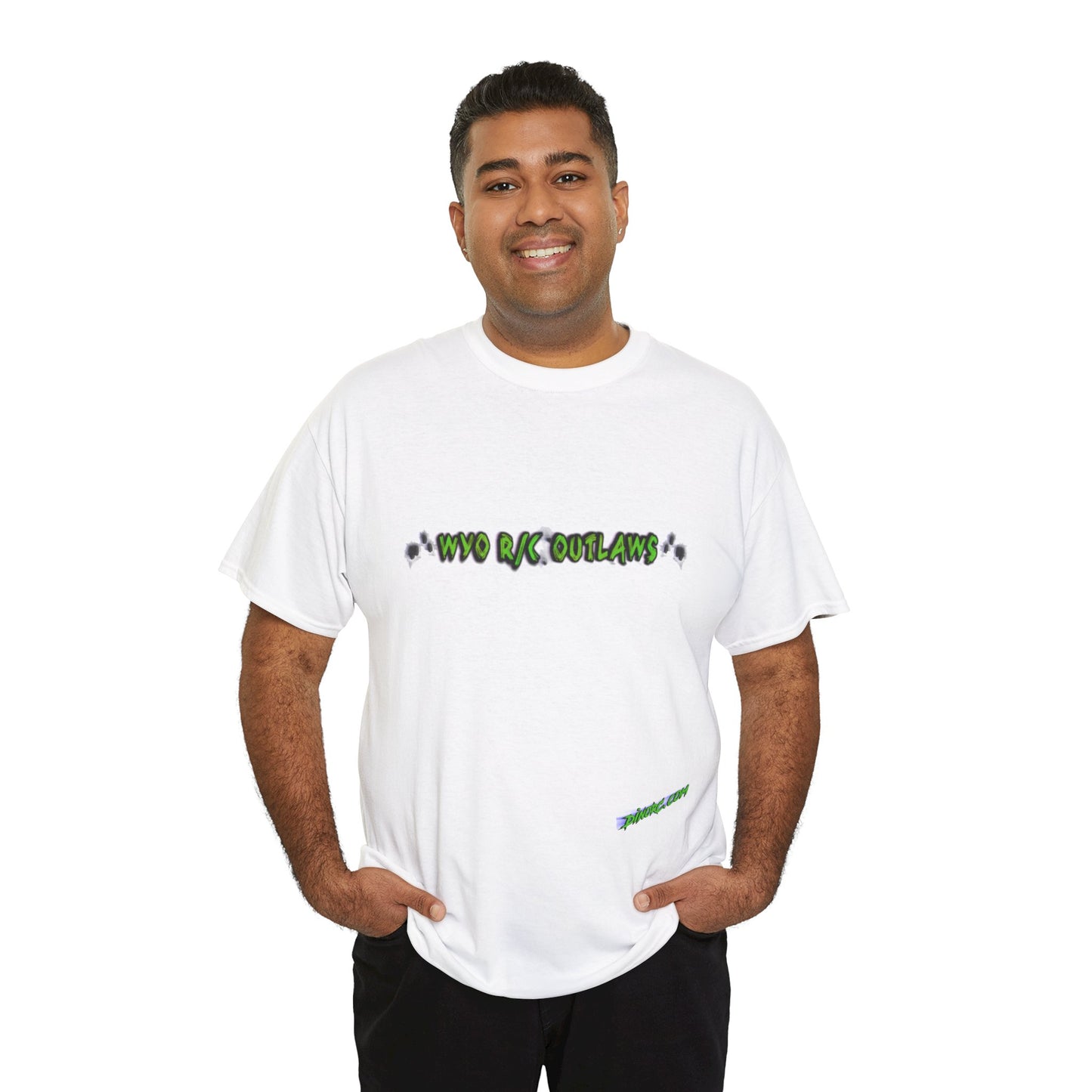 WYO R/C OUTLAWS DinoRc Logo T-Shirt S-5x Black Green