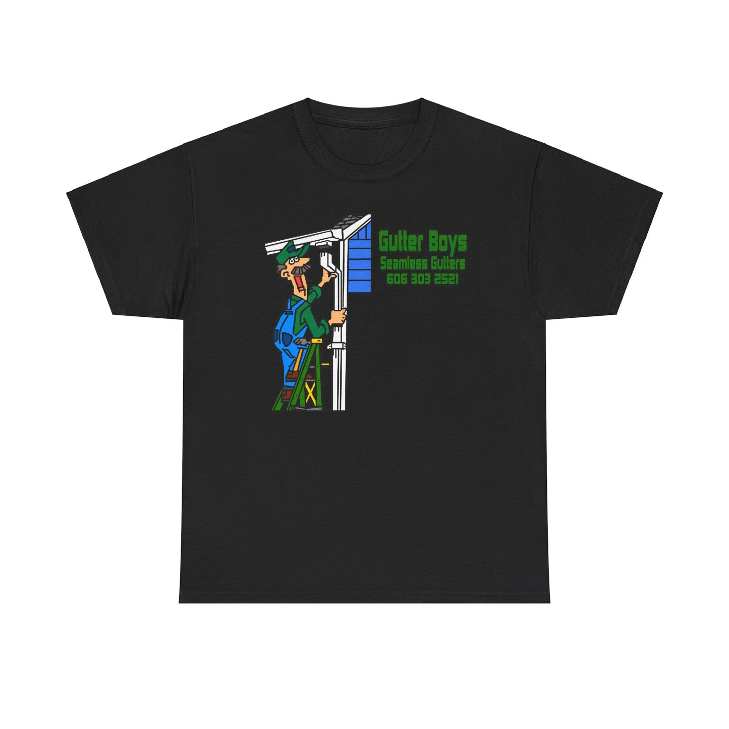 Gutter Boys work shirts Unisex Heavy Cotton Tee - Fun Contractor Graphic Shirt for Home Improvement Enthusiasts
