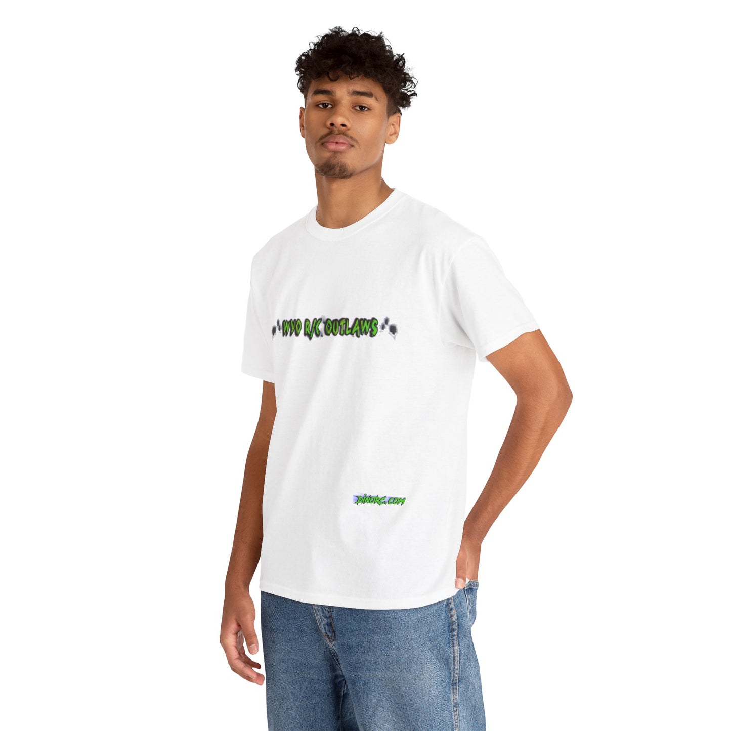 WYO R/C OUTLAWS DinoRc Logo T-Shirt S-5x Black Green