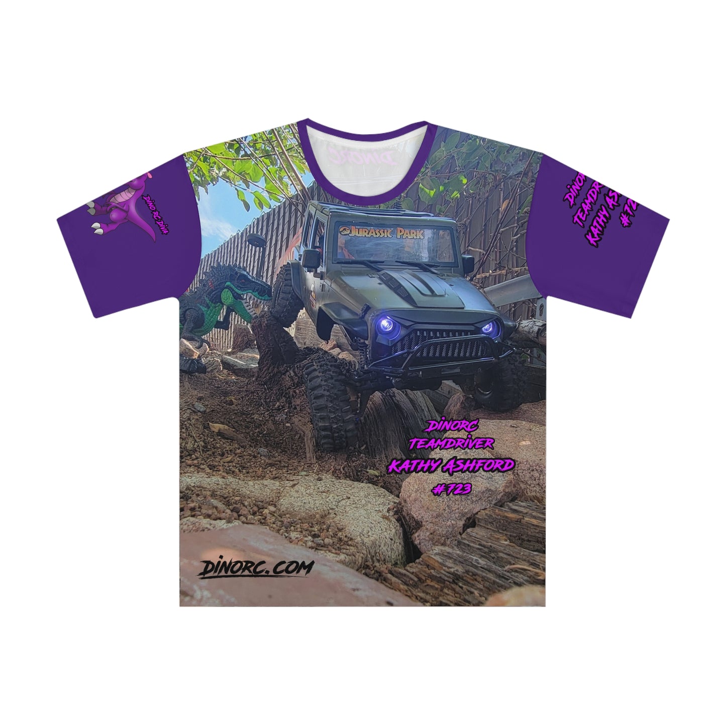DinoRC Diva Teamdriver Kathy Ashford Loose T-shirt (AOP)