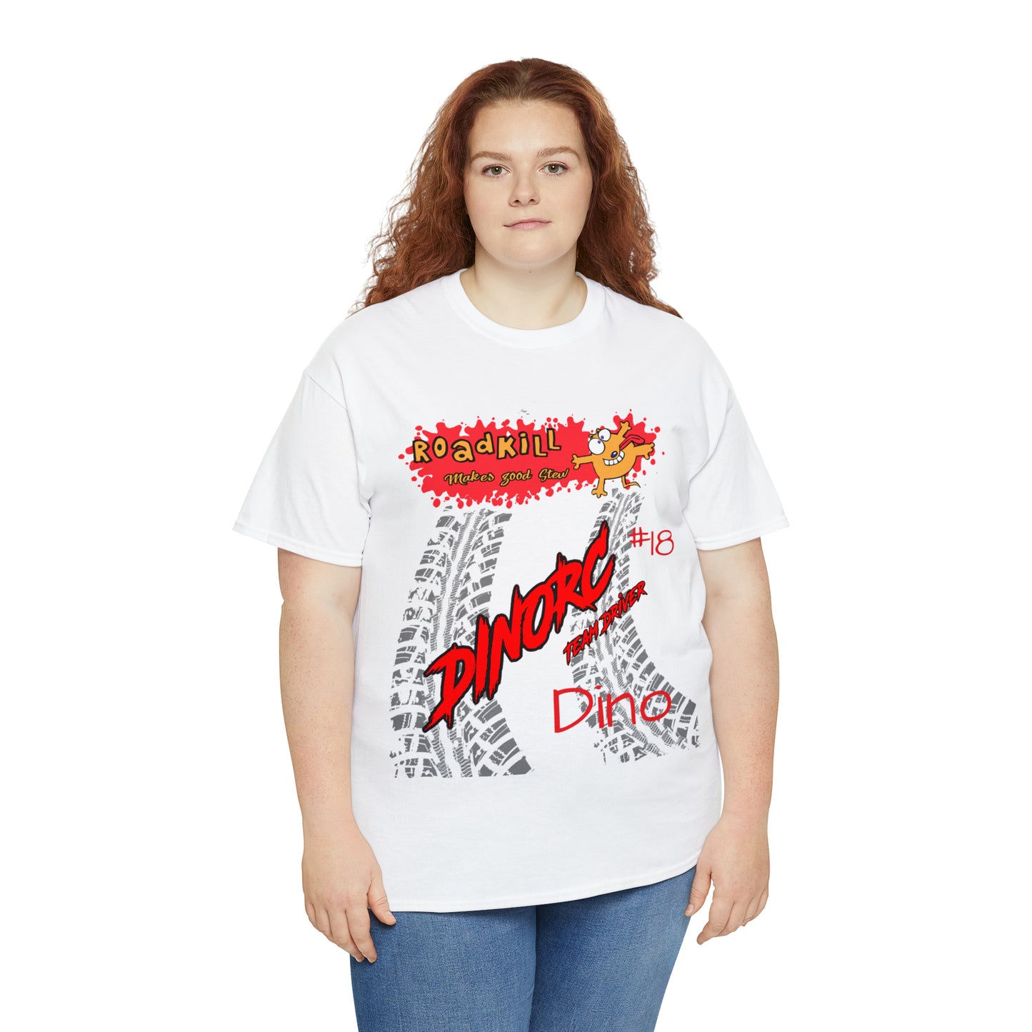 DINO's #18 Road Kill DinoRC Logo T-Shirt S-5x