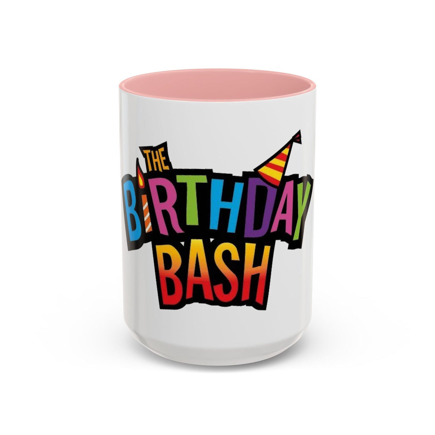 Birthday Bash Accent Coffee Mug - Fun Celebration Dino Theme